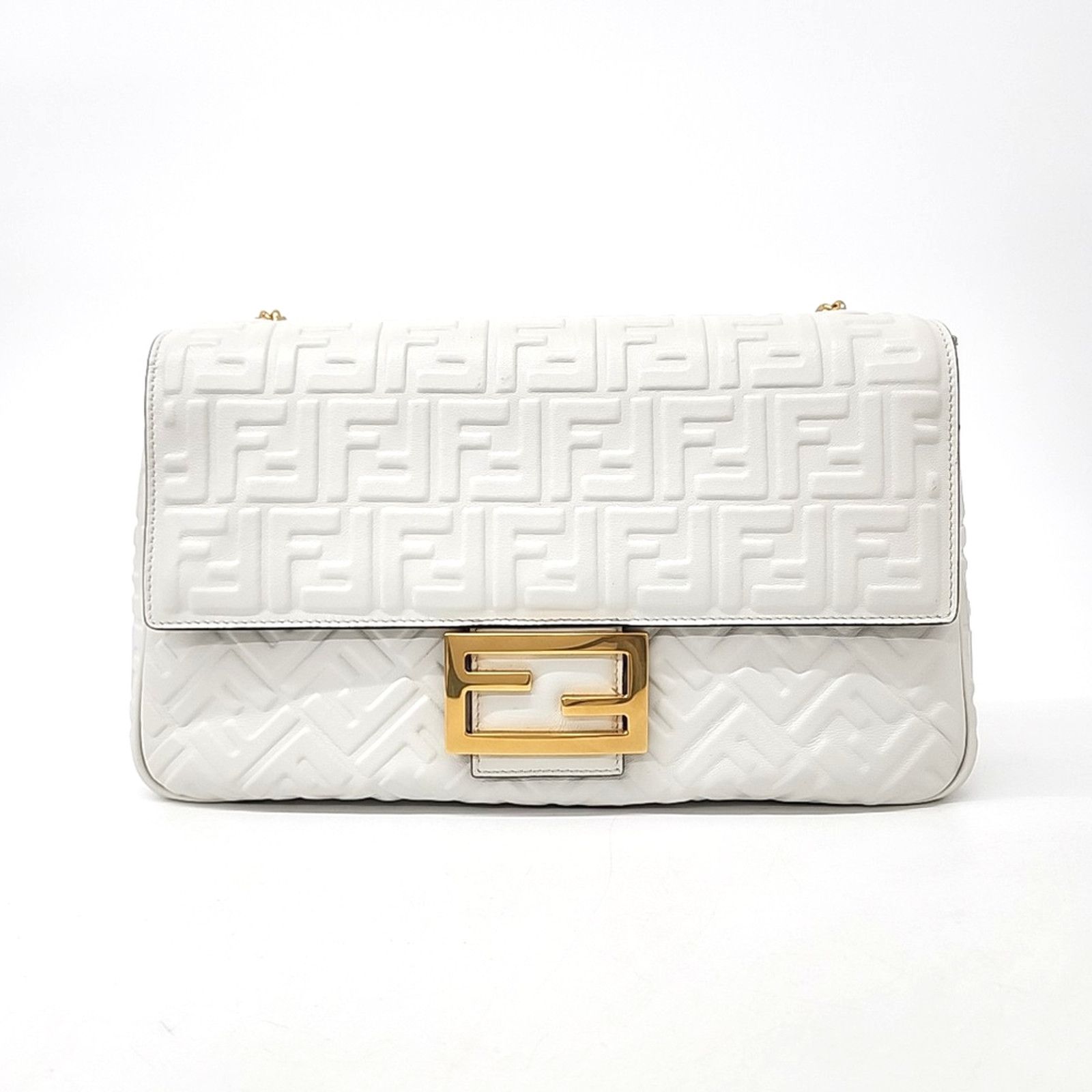 Fendi Baguette Large Shoulder Bag (8Br795) (10062946), Women's