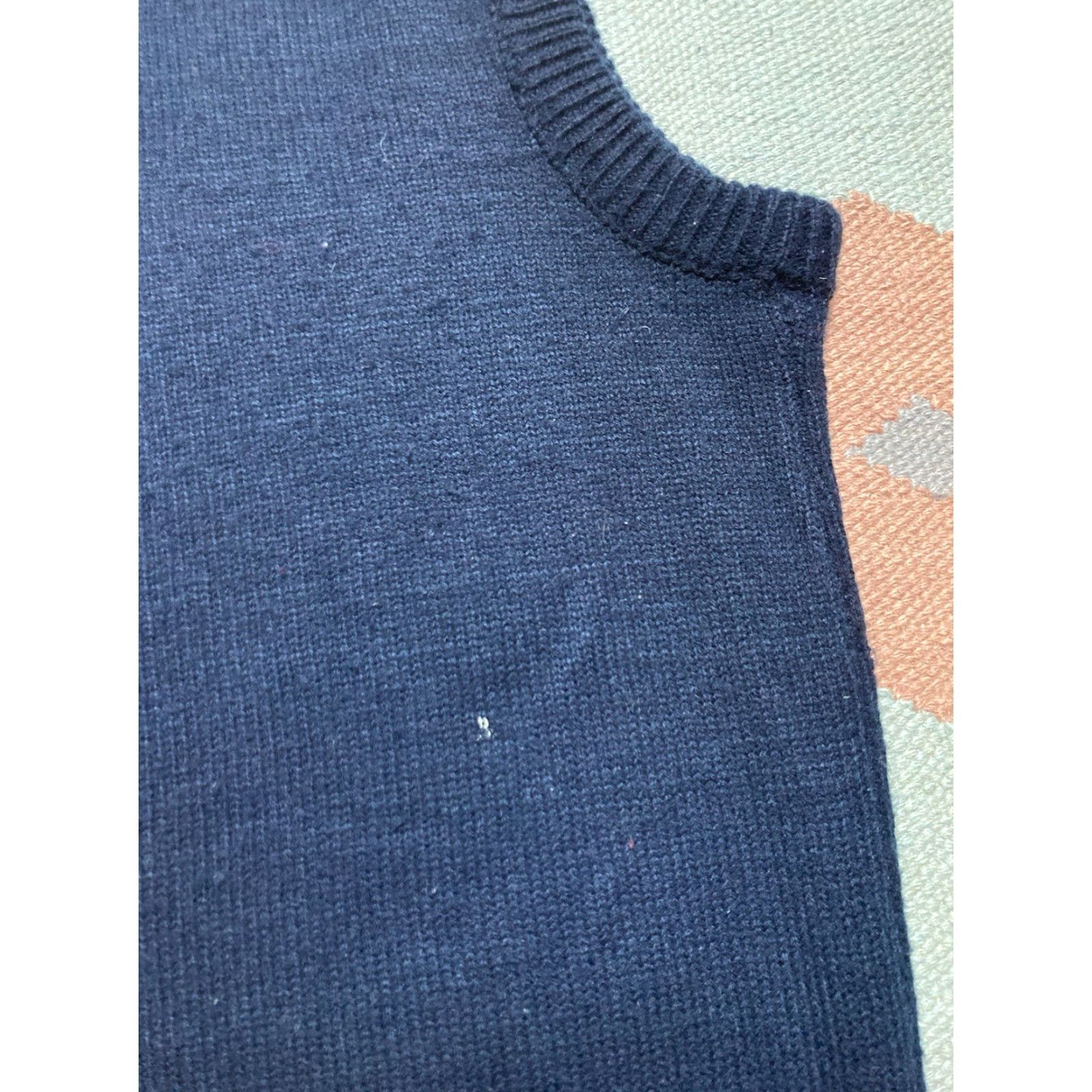 Arrow VINTAGE Arrow Argyle Golf Sportswear Blue Acrylic Knit Sweater Vest XL Men’s 80s Size US XL / EU 56 / 4 - 5 Thumbnail