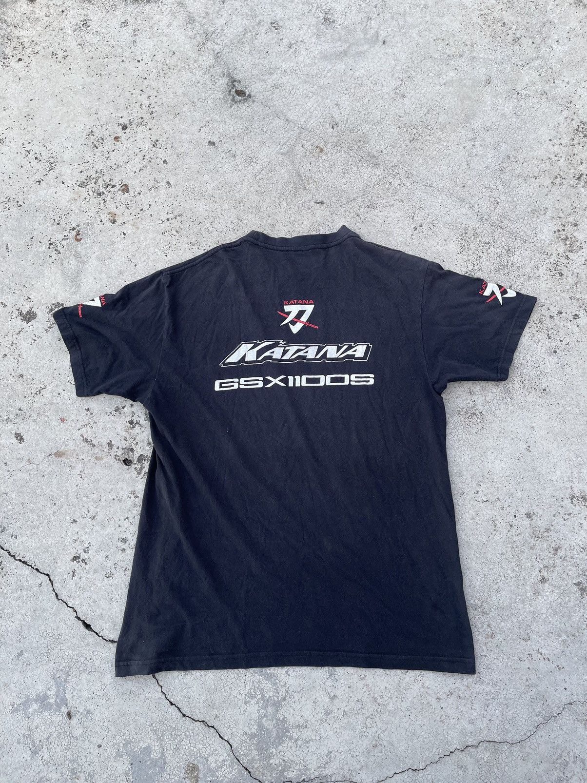 Other Vintage Suzuki Katana Motor T shirt L fit M GSX 1100s Rare Size US M / EU 48-50 / 2 - 10 Thumbnail