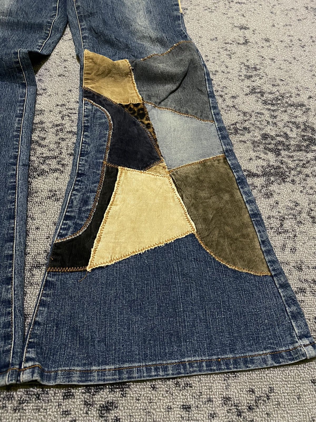 Hysteric Glamour Y2k deep “avant garde style” flare jeans Size US 30 / EU 46 - 3 Thumbnail