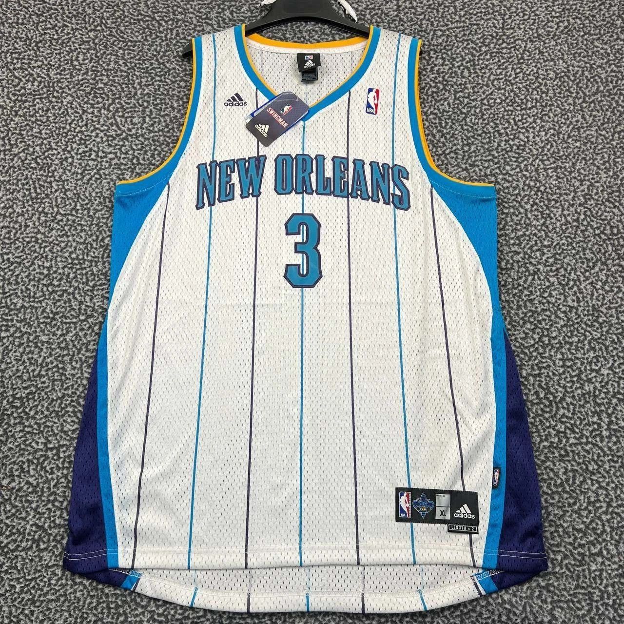 Adidas New Orleans Hornets Paul #3 Jersey Shirt Men XL Sleeveless Size US XL / EU 56 / 4 - 1 Thumbnail