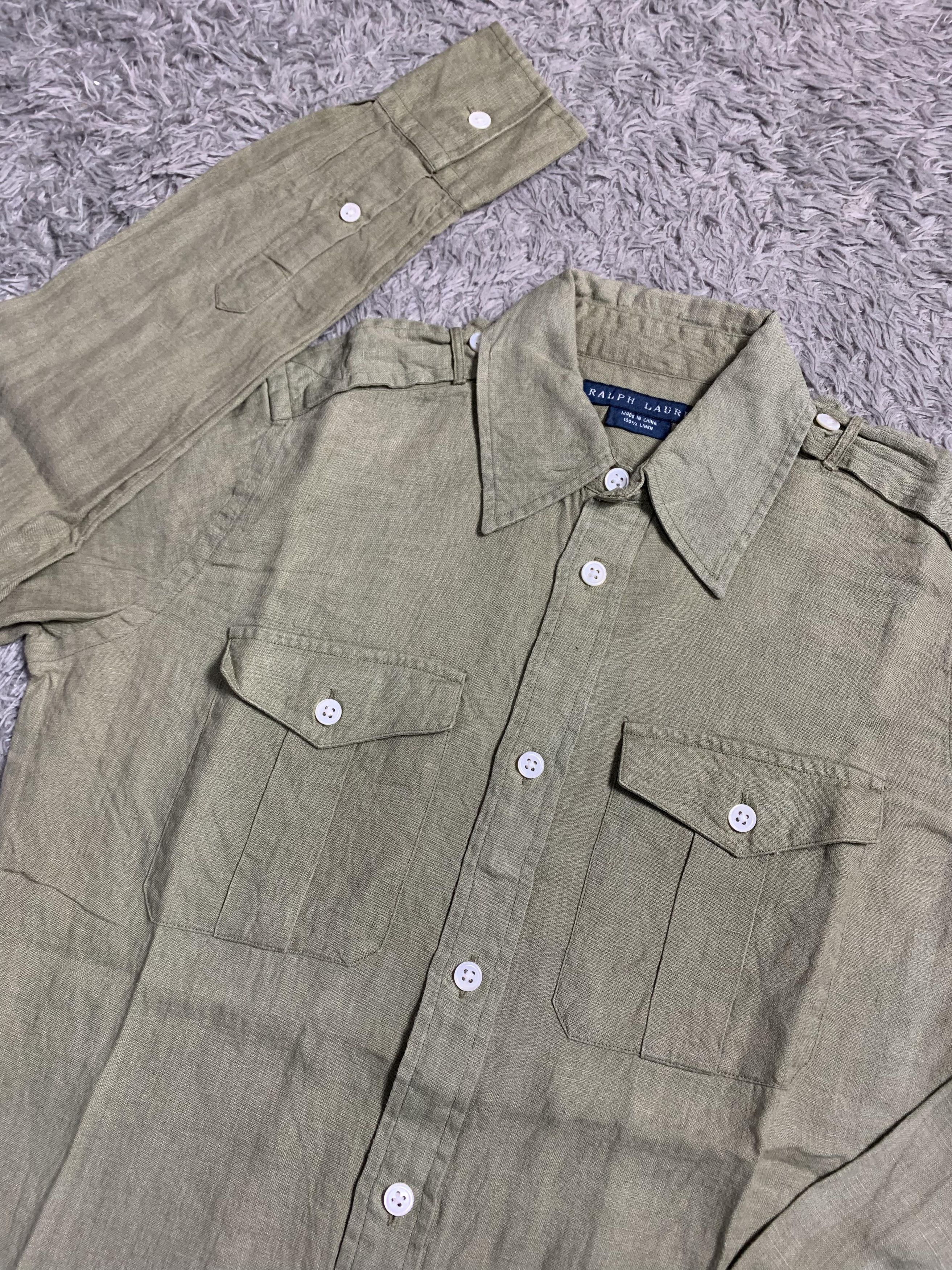 Polo Ralph Lauren Ralph lauren Linen shirt women Japanese Brand Style Size US S / EU 44-46 / 1 - 2 Thumbnail