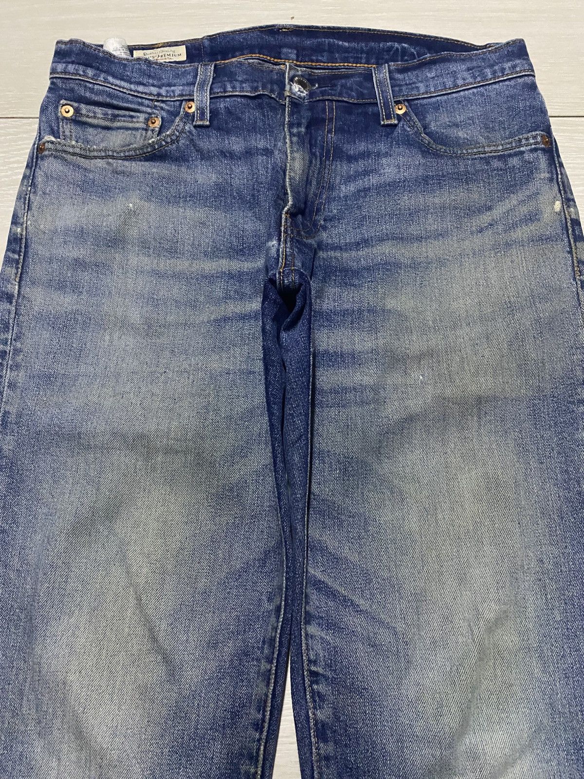 Levi's Vintage Levis 511 Big E Blue Wash Slim Fit Jeans Size US 30 / EU 46 - 3 Thumbnail