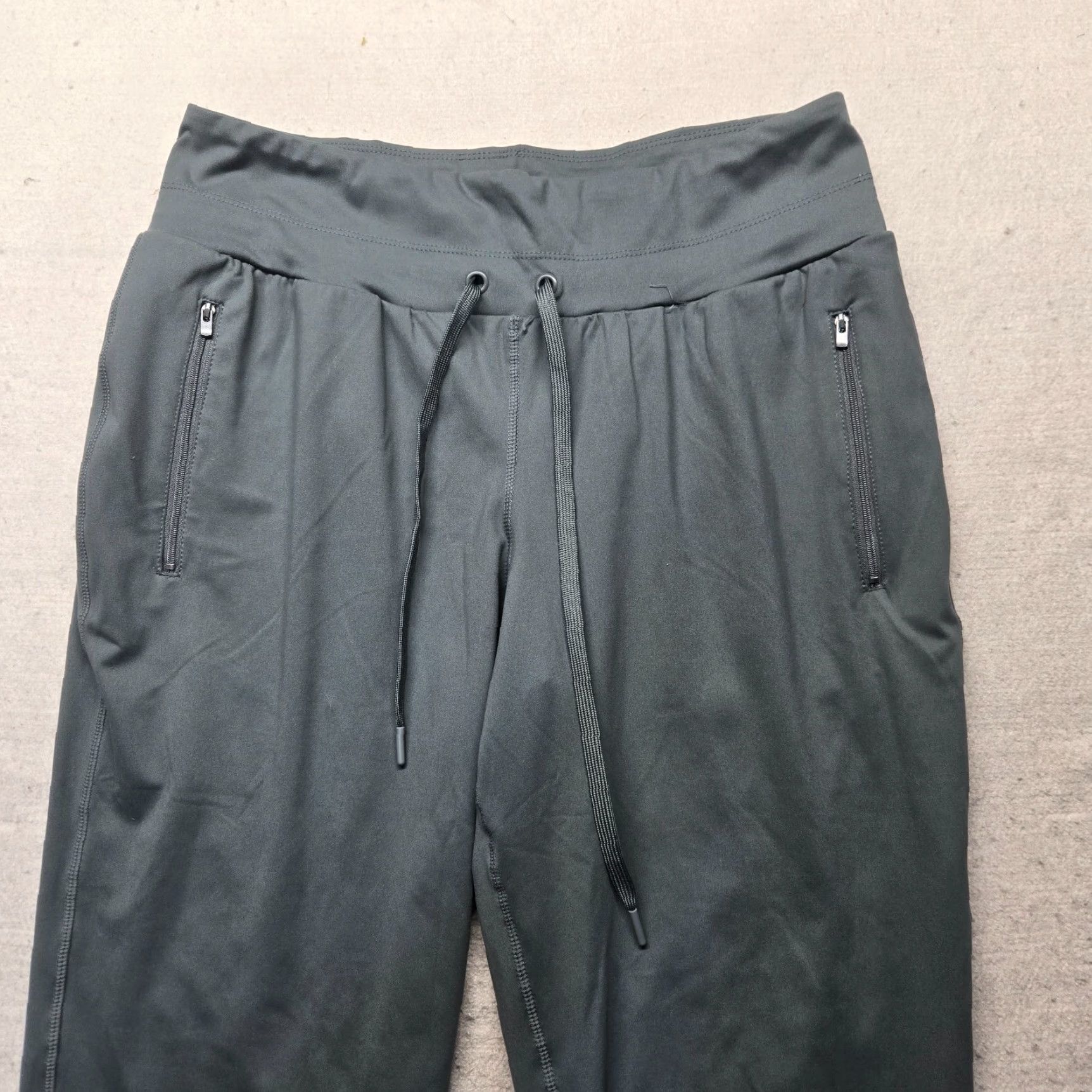 Vintage Maurices Pants Solid Green Stretch High Rise Straight Leg Pockets Women's L Size 36" / US 14 / IT 50 - 2 Thumbnail