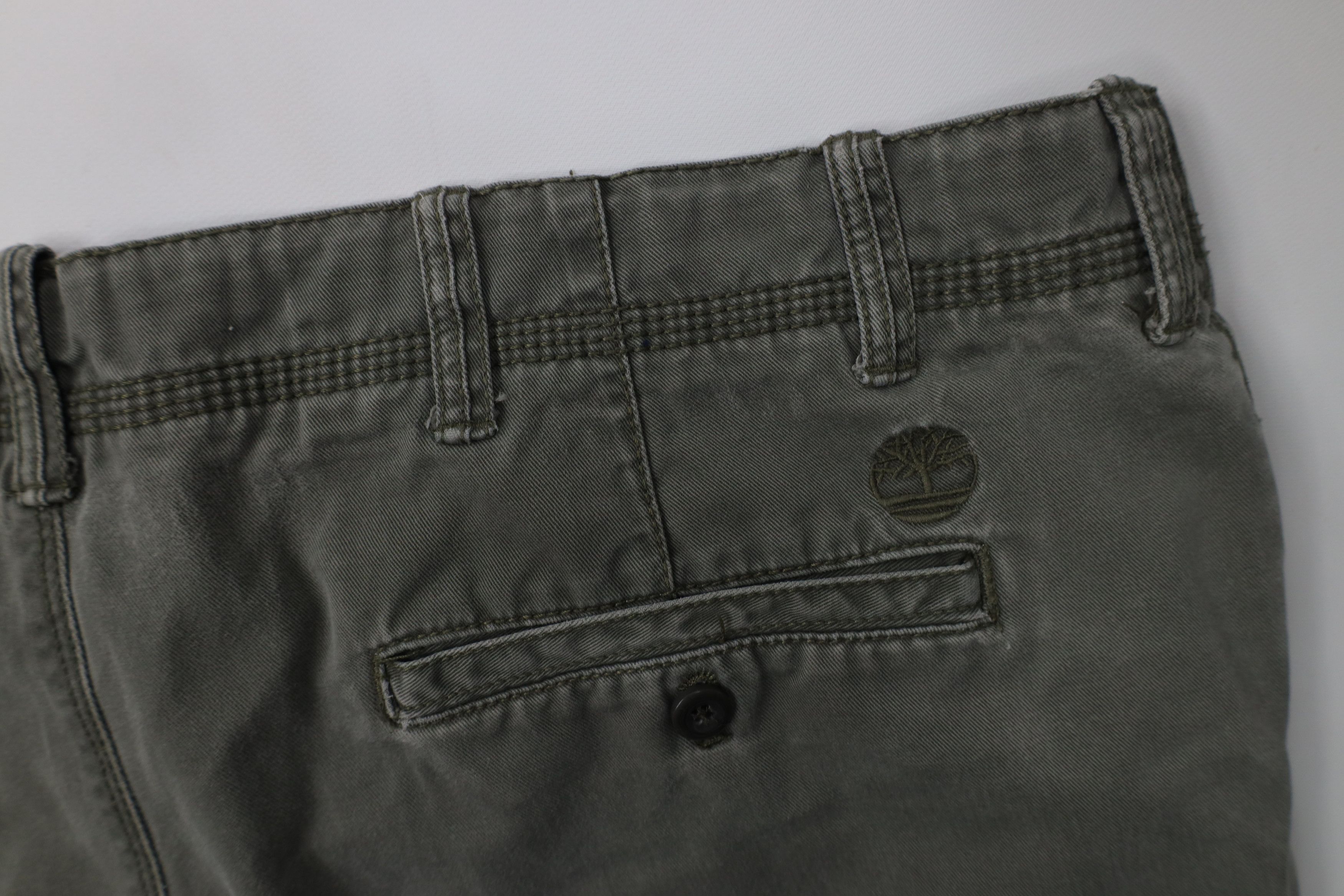 Timberland Vintage 90s Y2K Timberland Baggy Wide Leg Pants Green Size US 42 / EU 58 - 16 Thumbnail