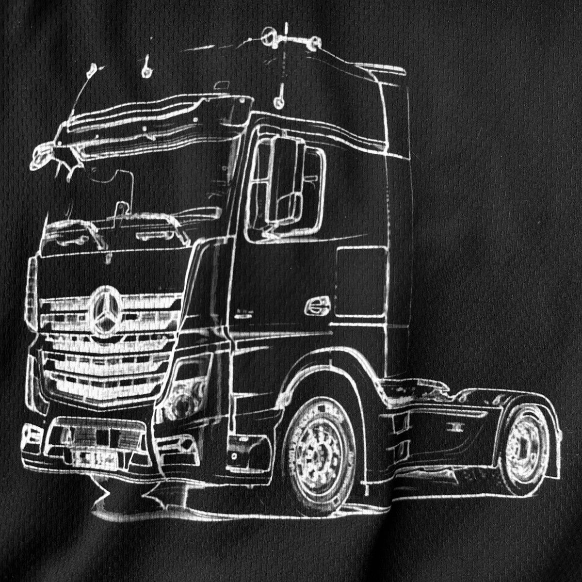 Germany Mercedes-Benz Cycling Jersey Big Logo car truck