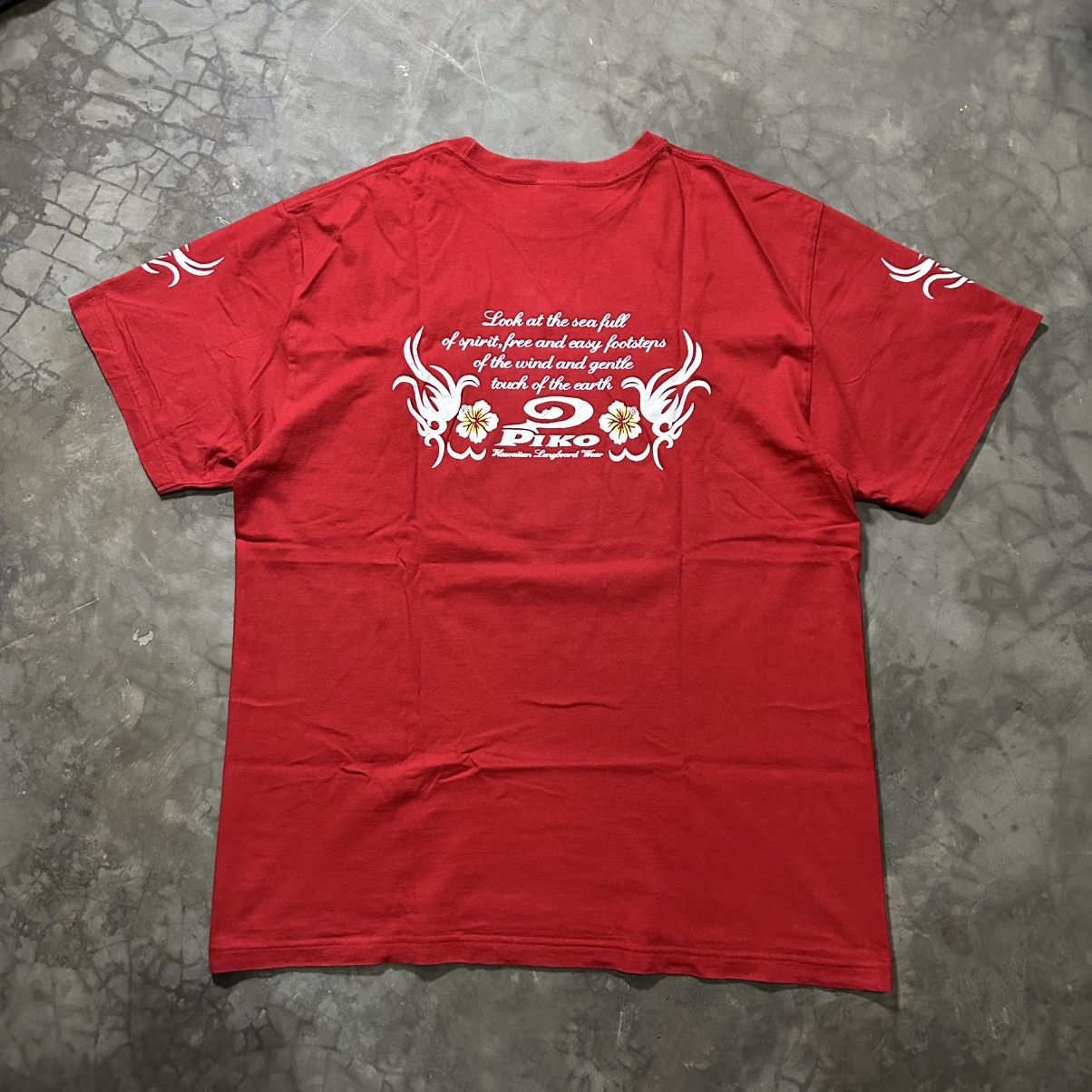If Six Was Nine ❤️‍🔥VINTAGE Y2K PIKO SURF TSHIRT❤️‍🔥 Size US L / EU 52-54 / 3 - 3 Thumbnail