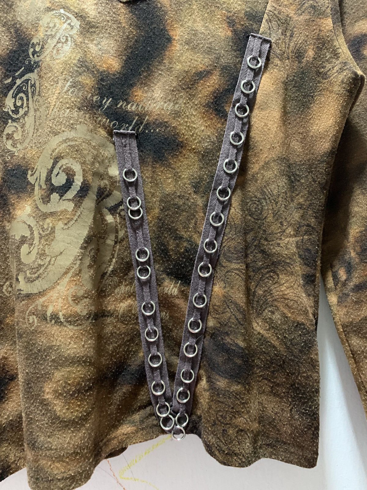 Japanese Brand Crazy Vintage Y2K Gothic Affliction Style Nature Tee Size M / US 6-8 / IT 42-44 - 2 Thumbnail