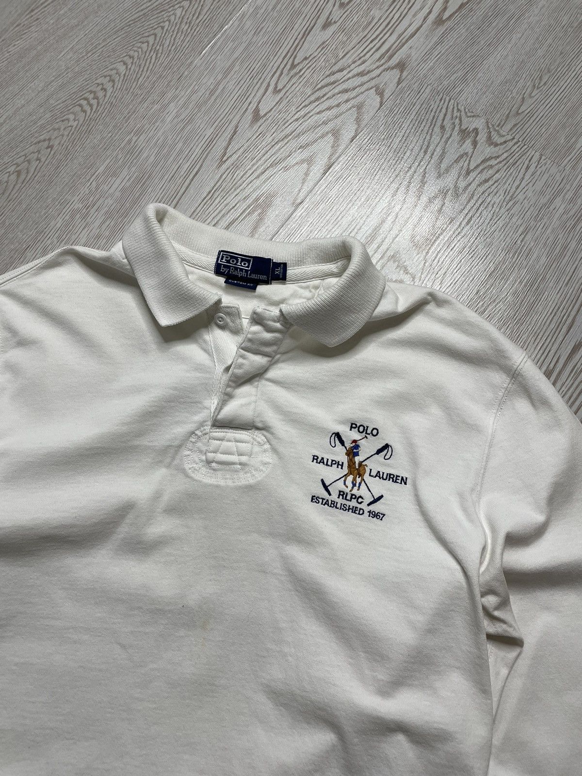 Polo Ralph Lauren Vintage Polo Ralph Lauren RLPC Big Logo Rugby Shirt Size US XL / EU 56 / 4 - 5 Thumbnail
