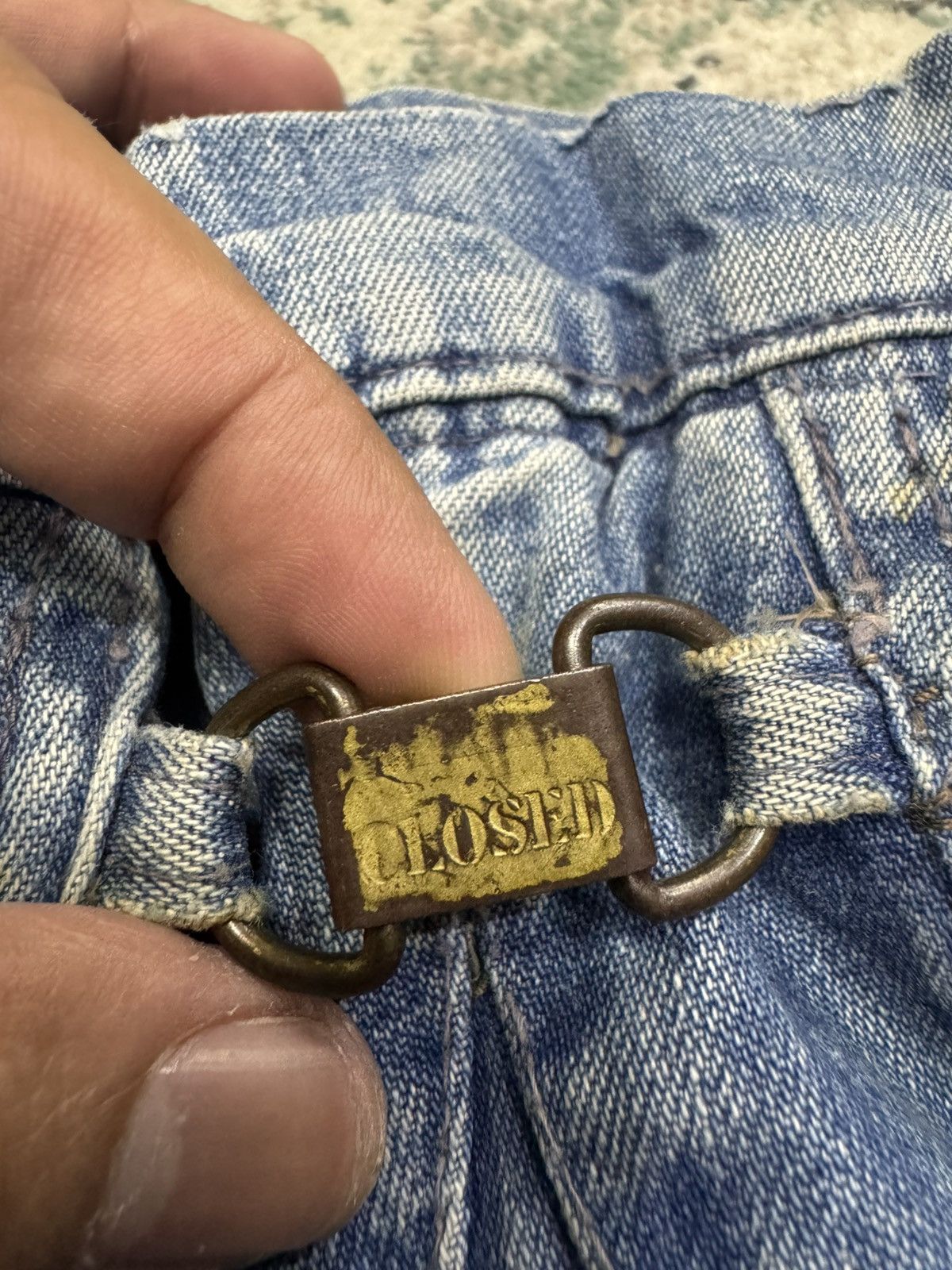CLOSED 1980s MARITHE FRANCOIS GIRBAUD X CLOSED TUPAC SHAKUR JEANS Size US 35 - 14 Thumbnail