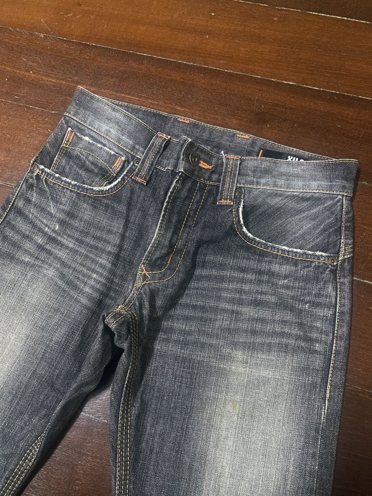 Edwin Edwin Xvs Clawmark Faded mud wash Denim Jeans Size US 32 / EU 48 - 7 Thumbnail