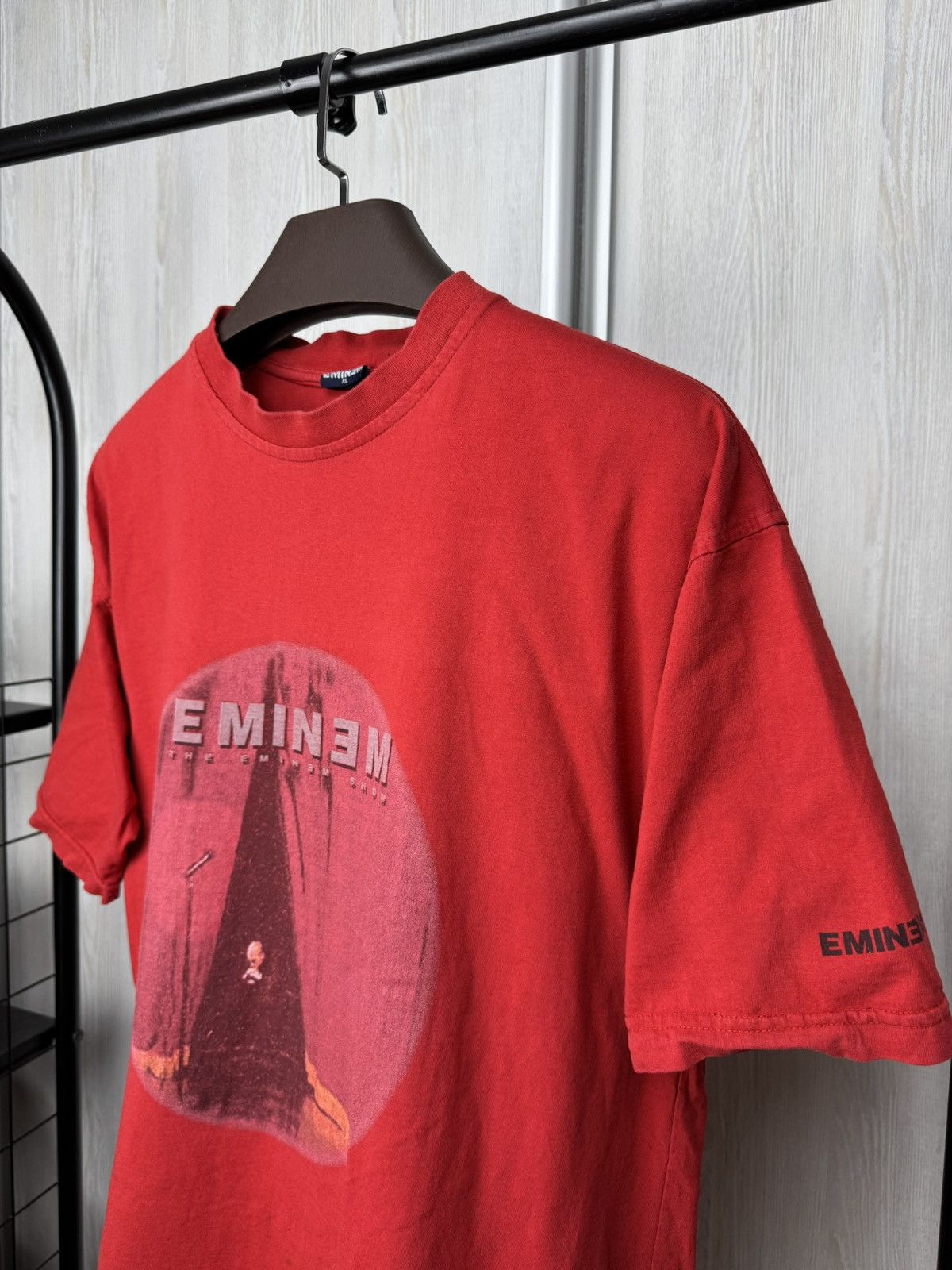 Band Tees Vintage 2003 EMINEM BAND TOUR GUNIT ABSTRACT ANGRY BONES Y2K Size US XL / EU 56 / 4 - 4 Thumbnail