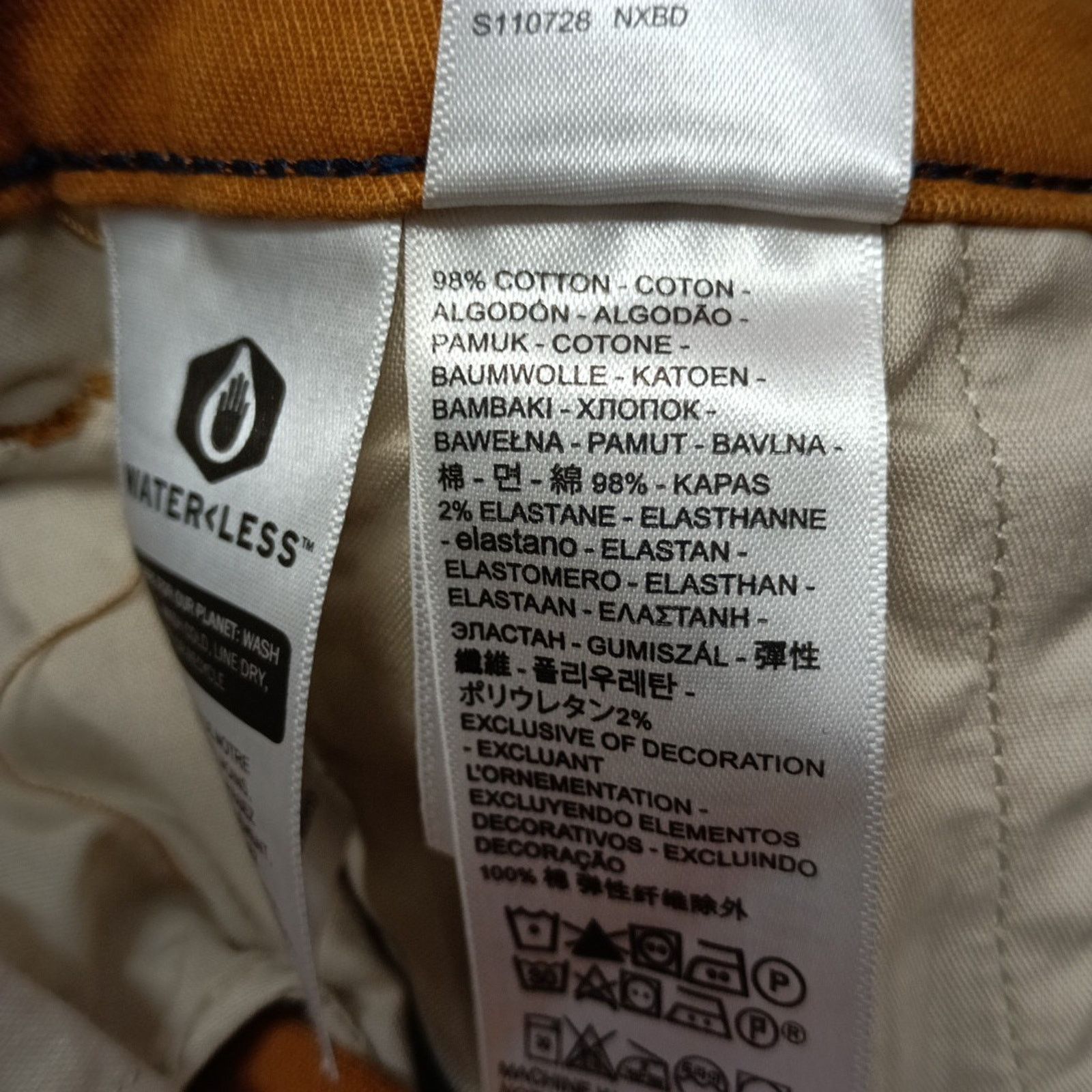 Levi's Levi's XX Standard Taper Chino Pants Mens 40x32 Mustard/Gold Size US 40 / EU 56 - 5 Thumbnail
