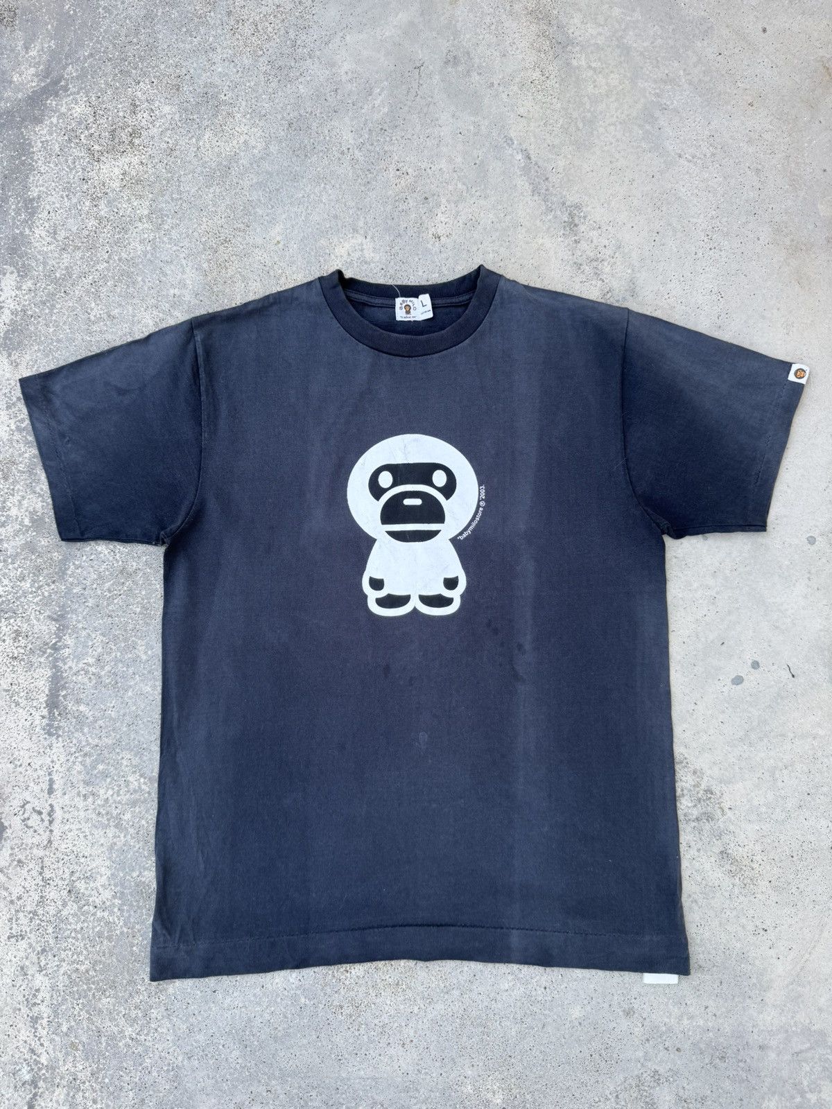 Bape Sun Faded Vintage 2002 Bape Baby Milo Mirror Prints Size US L / EU 52-54 / 3 - 1 Thumbnail