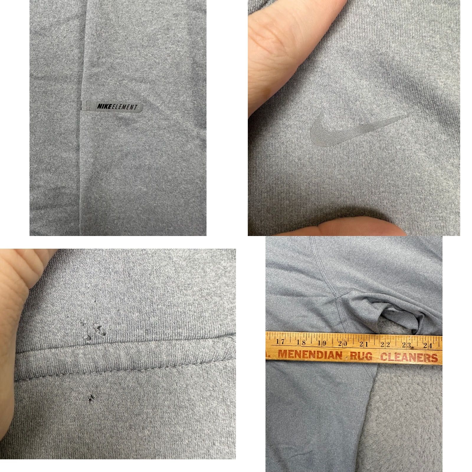 Nike Nike Running Shirt Women Medium Dri-Fit Grey Quarter Zip Pullover Stretch Ladies Size M / US 6-8 / IT 42-44 - 8 Thumbnail