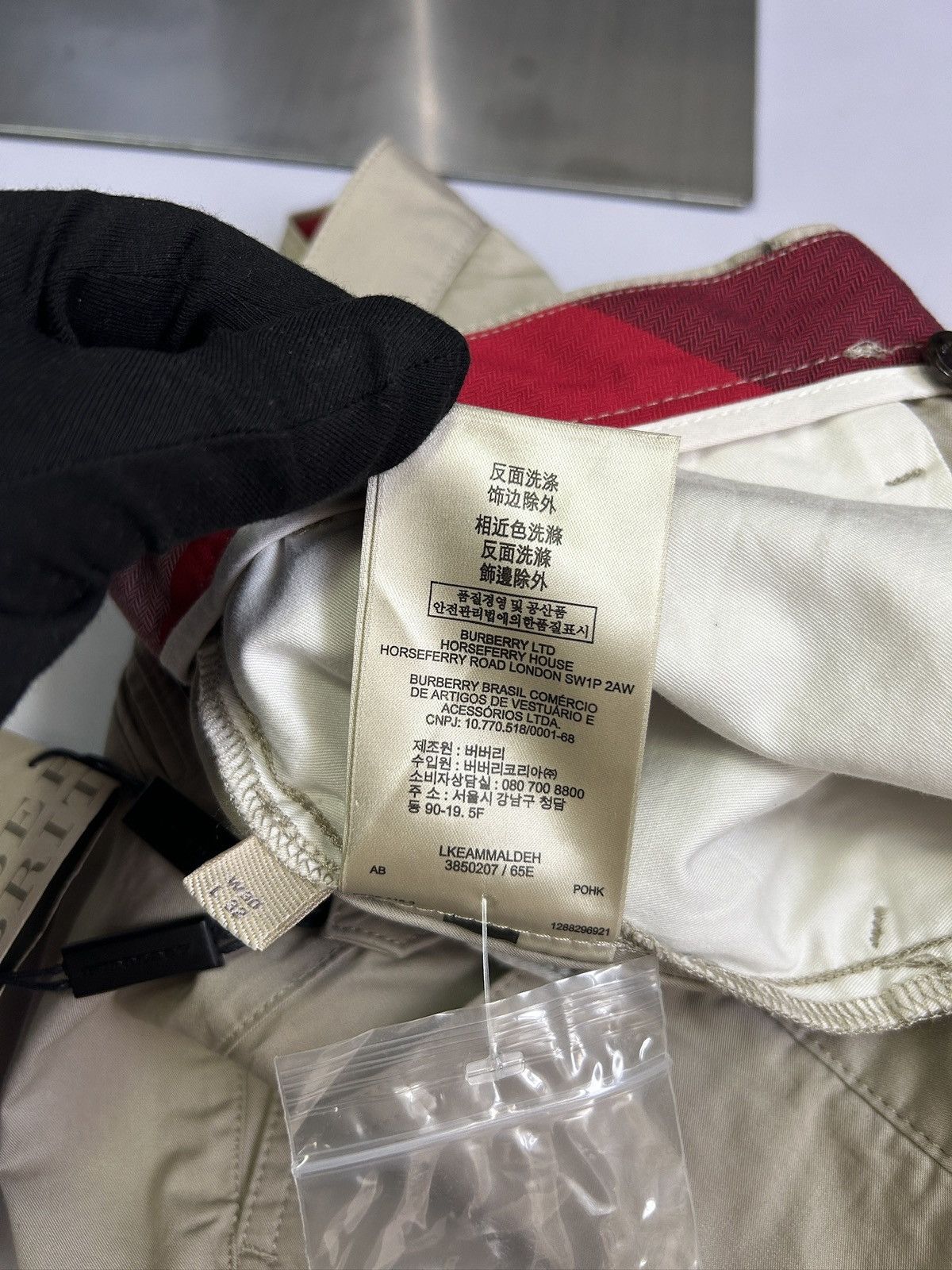 Burberry × Designer Burberry Brit Beige Chino Pants Trousers Sz W30 BNWT Luxury Size US 30 / EU 46 - 16 Thumbnail