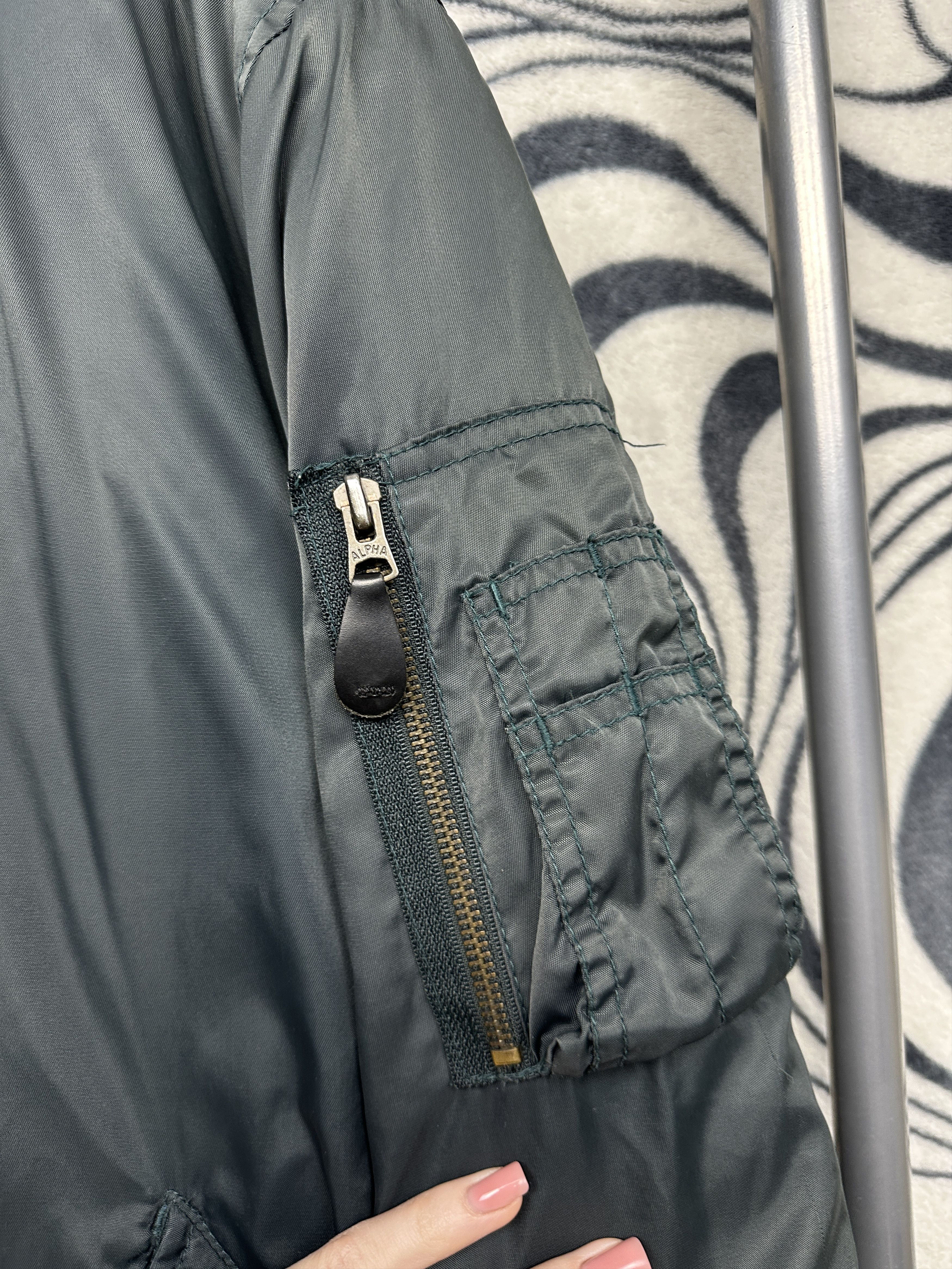 Alpha Industries Alpha Vintage Military MA-1 Bomber Jacket USA Size US XL / EU 56 / 4 - 5 Thumbnail