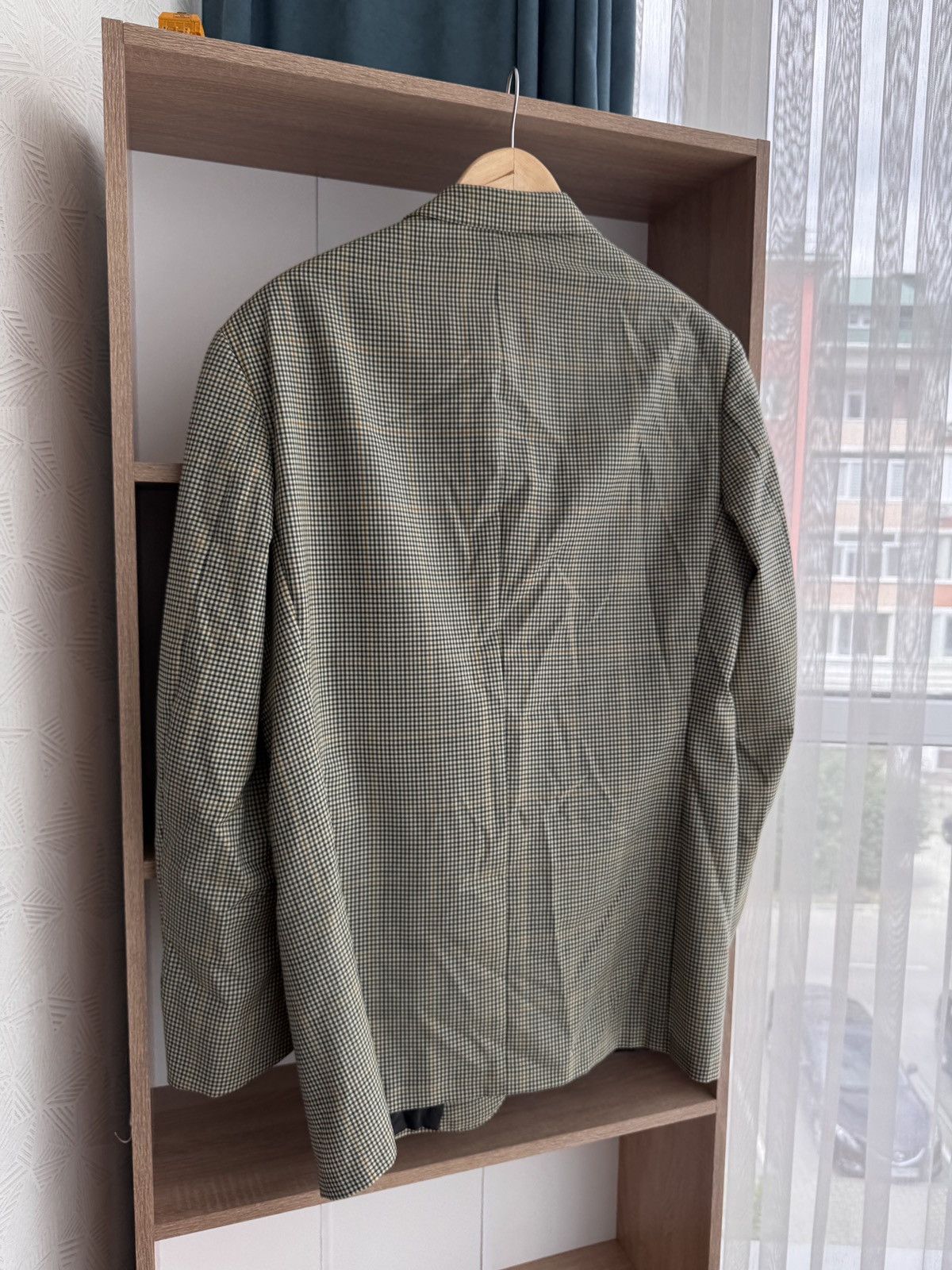 Burberry × Vintage Vintage Burberry Checkered Luxury Two Buttons Blazer Size 46L - 11 Thumbnail