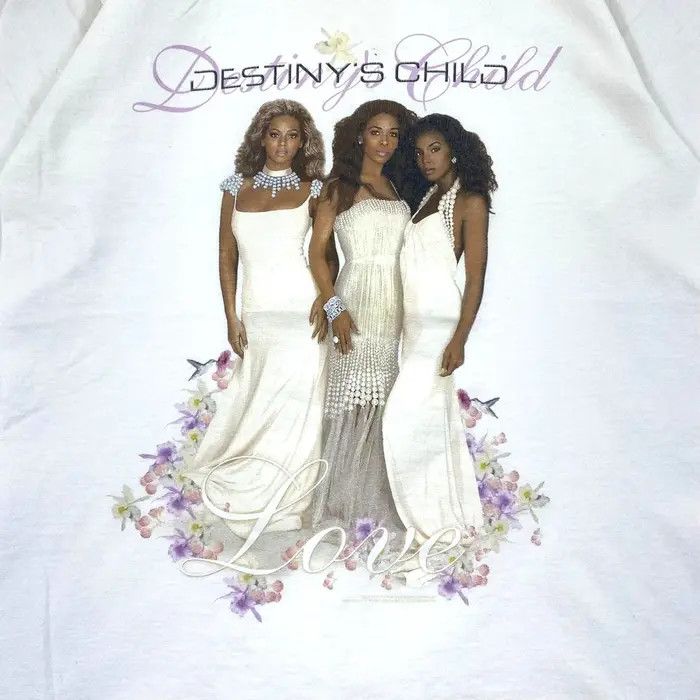 Anvil Vintage 2006 DESTINY’S CHILD LOVE Tour Beyonce Tyme TeeShirt Size L / US 10 / IT 46 - 3 Thumbnail