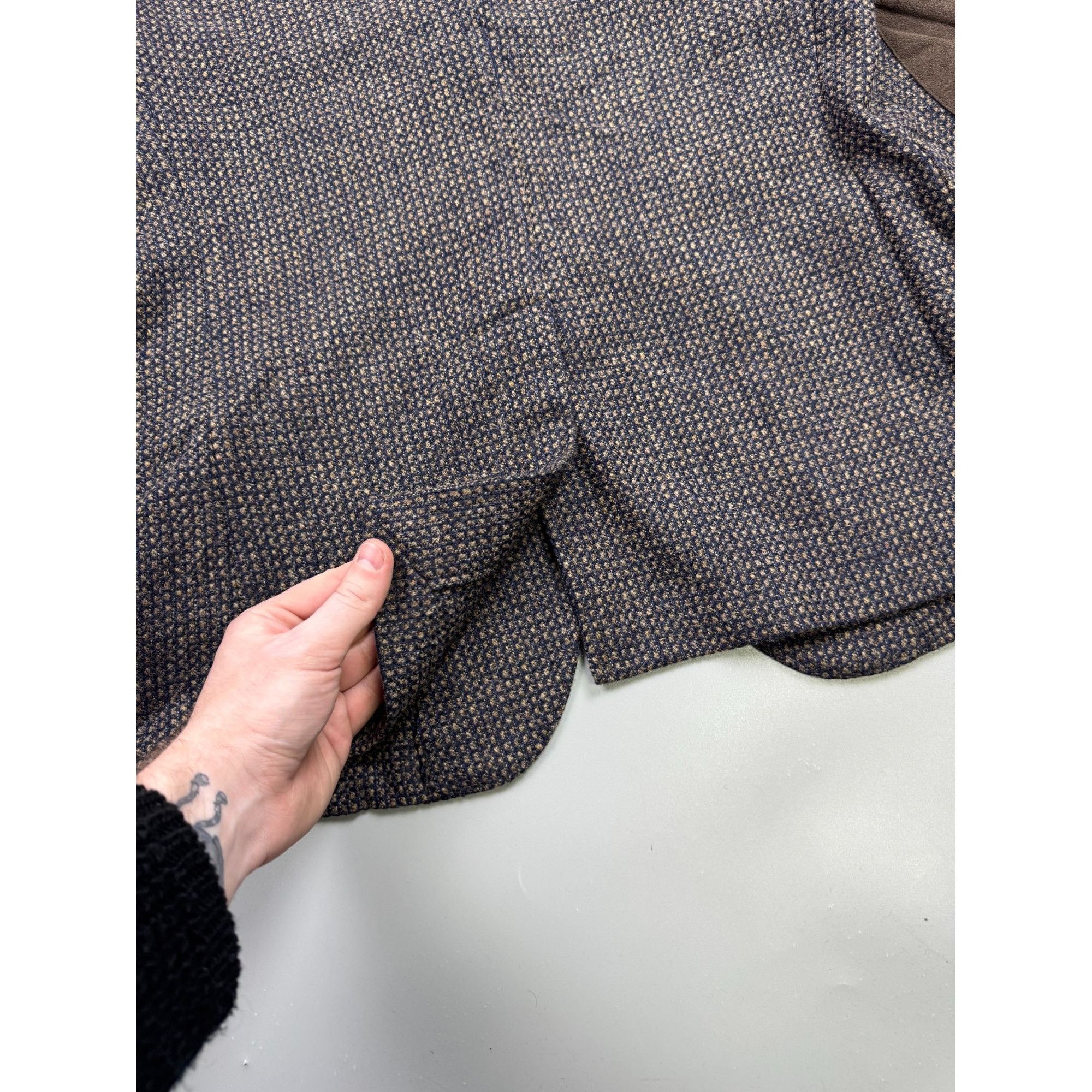 Paoloni Paoloni Wool Cotton Cashmere Blend Knitted Blazer (Y1246) Size 40R - 12 Thumbnail