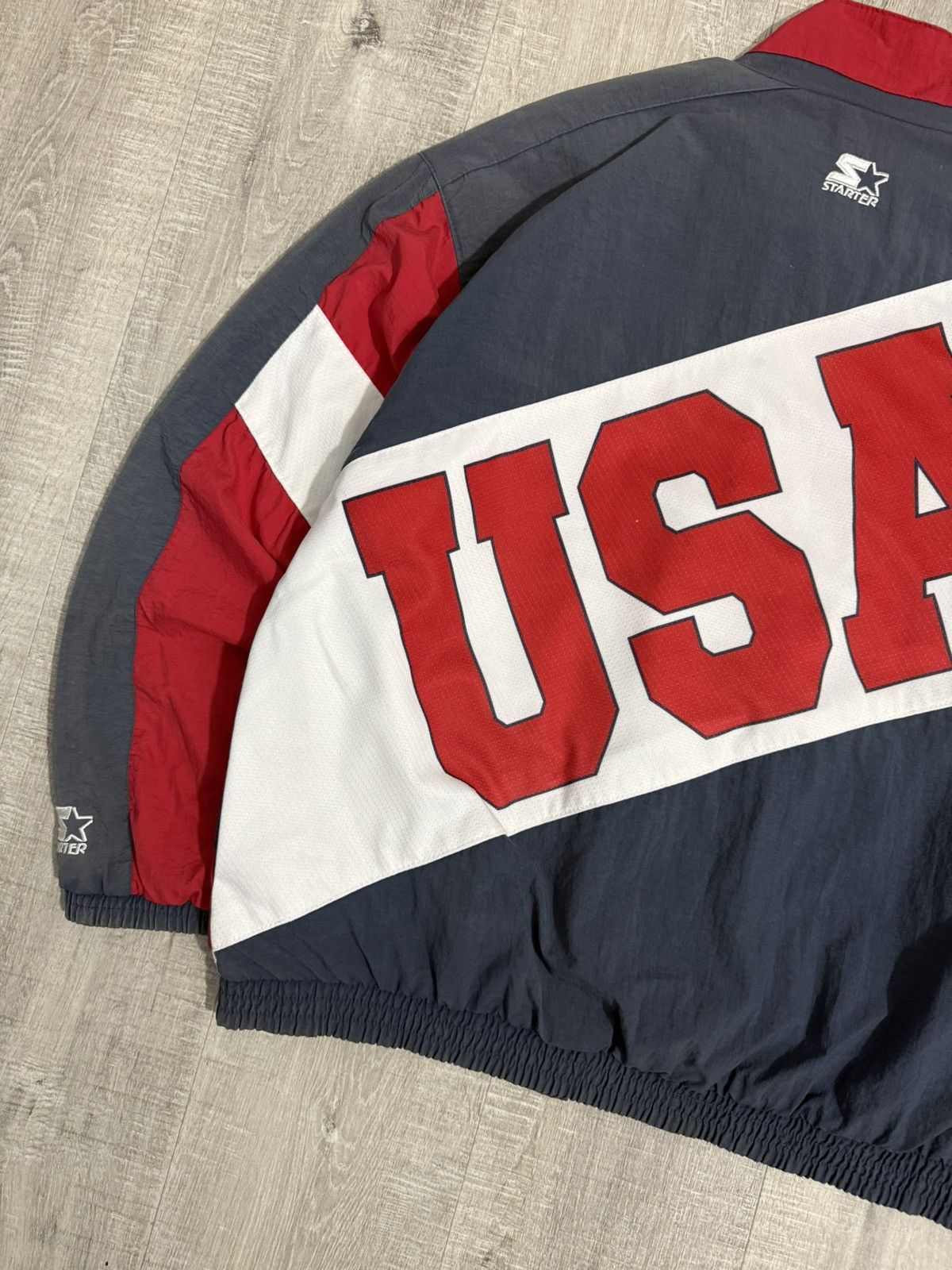 Starter Vintage sun faded atlanta 1996 olympic games starter jacket Size US XL / EU 56 / 4 - 2 Thumbnail