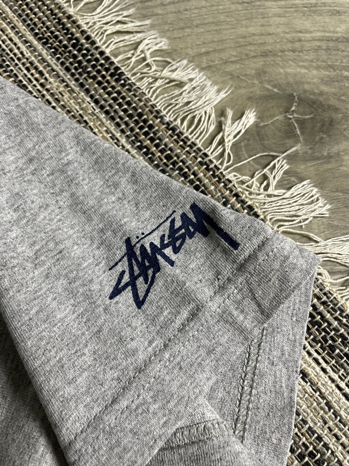 Stussy STUSSY 00s Increase The Peace Vintage Gray Logo T-Shirt M Size US M / EU 48-50 / 2 - 5 Thumbnail
