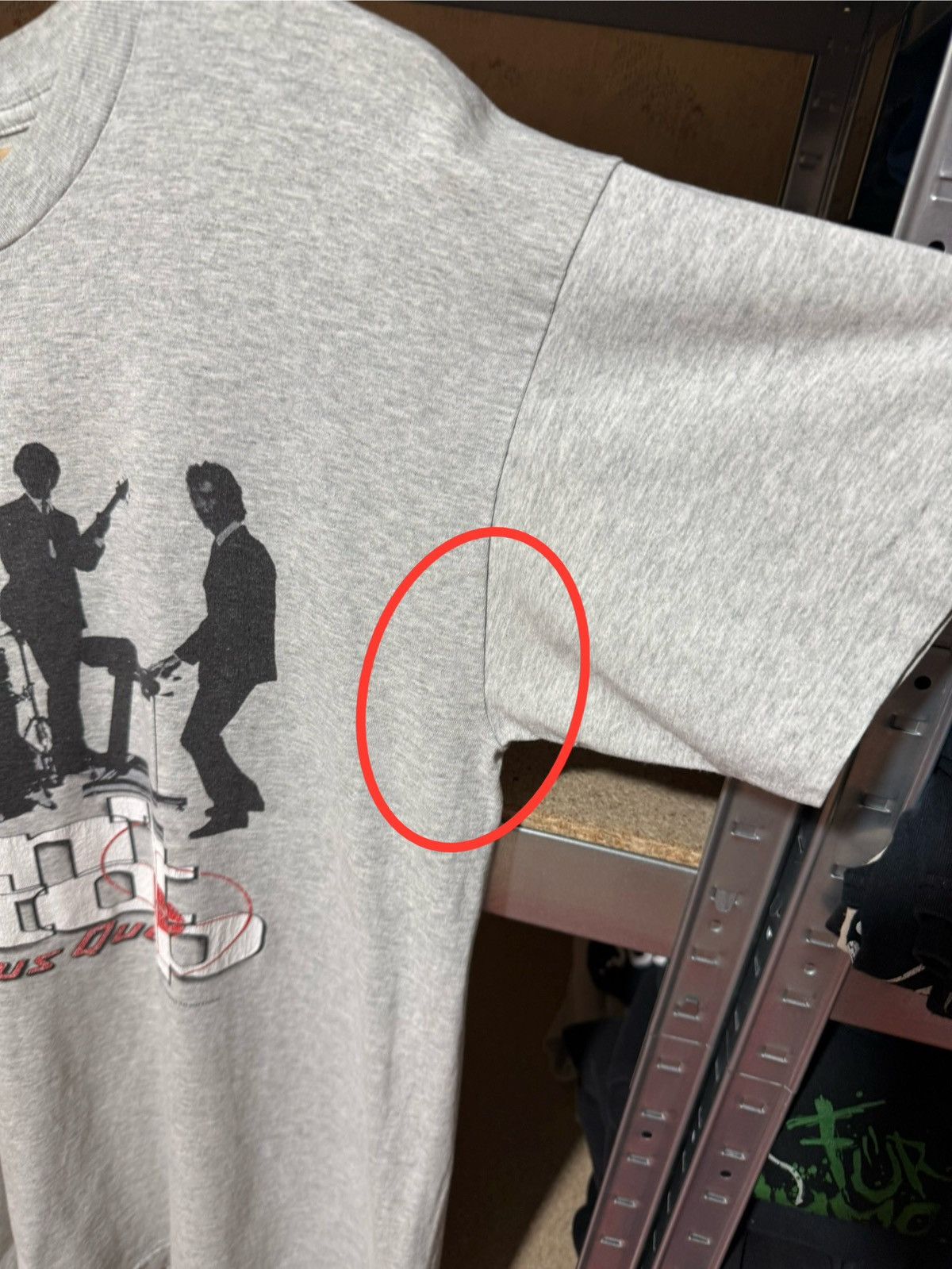 Band Tees × Vintage Vintage Status Quo Don’t Stop World Tour 1995 Retro T-Shirt Size US L / EU 52-54 / 3 - 9 Thumbnail