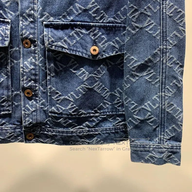 Valentino Valentino Embroidered denim jacket with a printed design Size US M / EU 48-50 / 2 - 8 Thumbnail