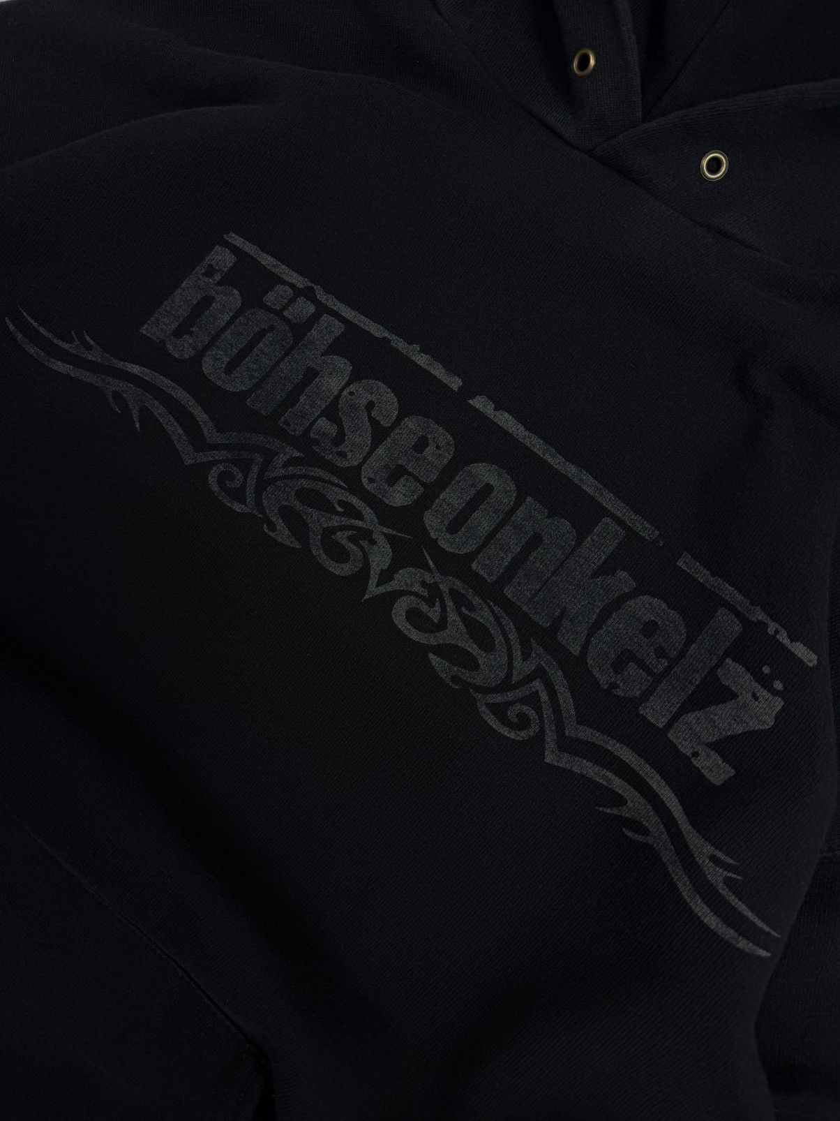 Band Tees 00s Bohse Onkelz Vintage Rock Band Hoodie Skull Cross Print Size US XL / EU 56 / 4 - 7 Thumbnail