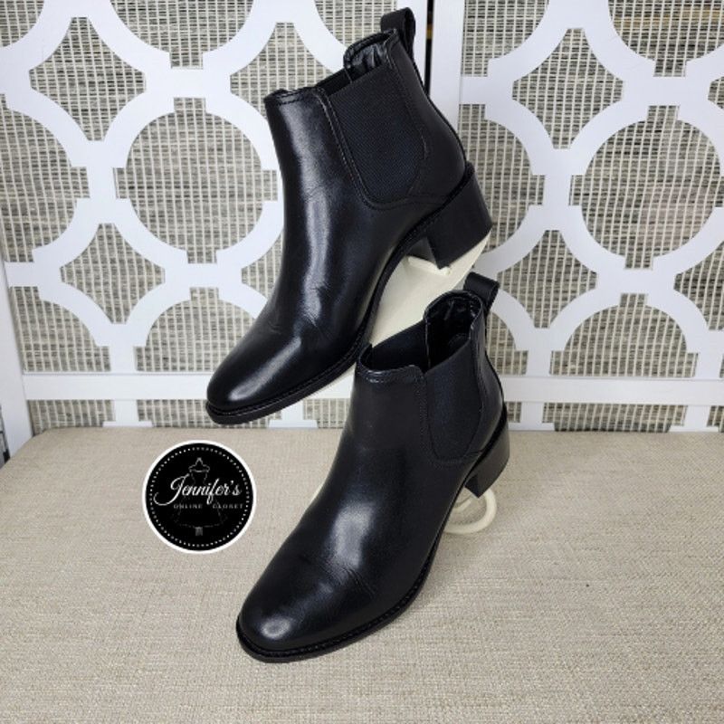 Cole Haan Cole Haan Women's Black Corinne Chelsea Leather Bootie Size US 8.5 / IT 38.5 - 1 Thumbnail
