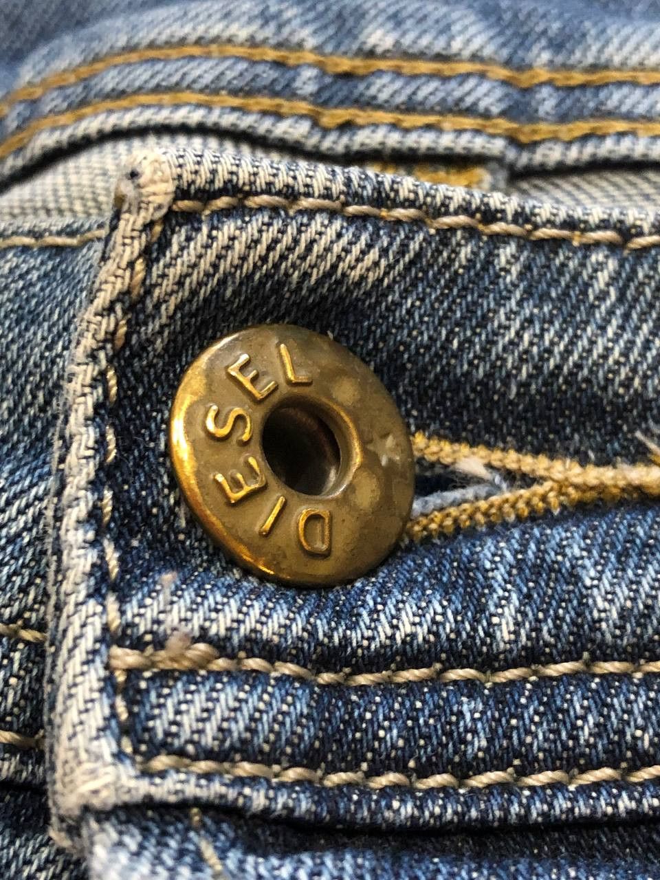 Diesel vintage blue jeans Diesel crazy Y2K size 33 streetwear Size US 33 - 5 Thumbnail