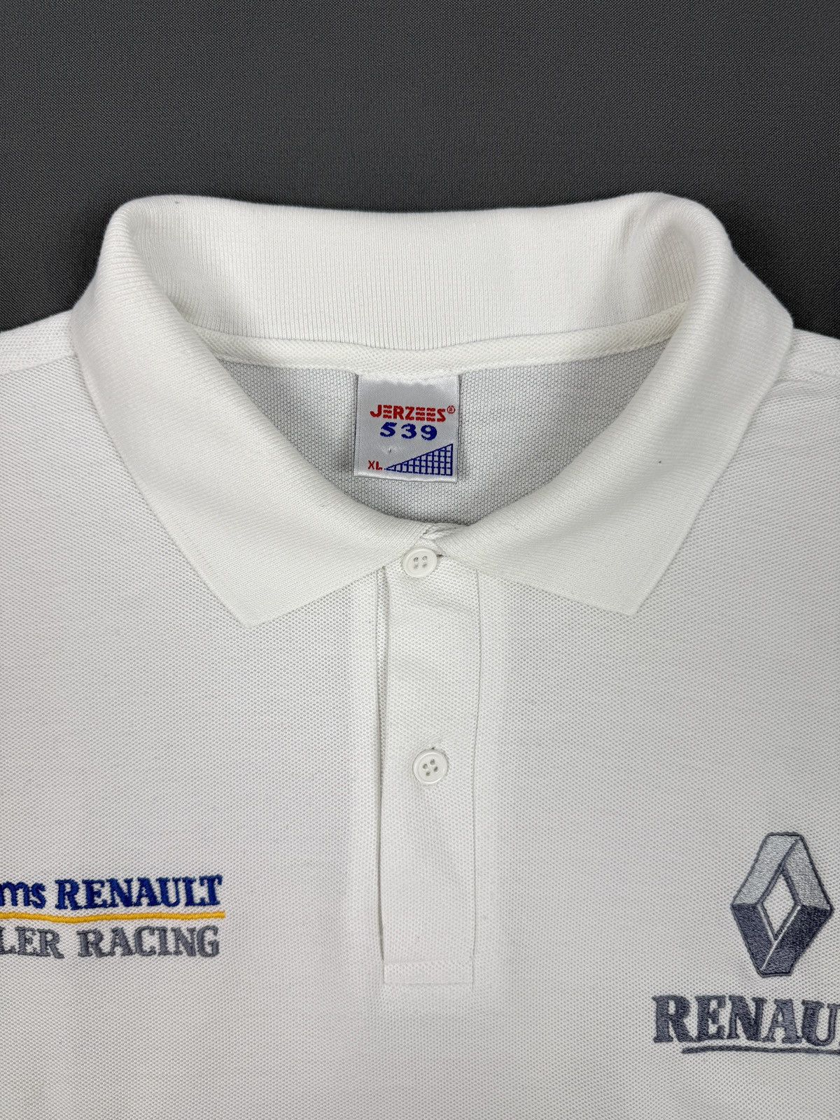 Vintage 1990’s Vintage Williams Renault Formula 1 Racing Team Polo Size US XL / EU 56 / 4 - 3 Thumbnail