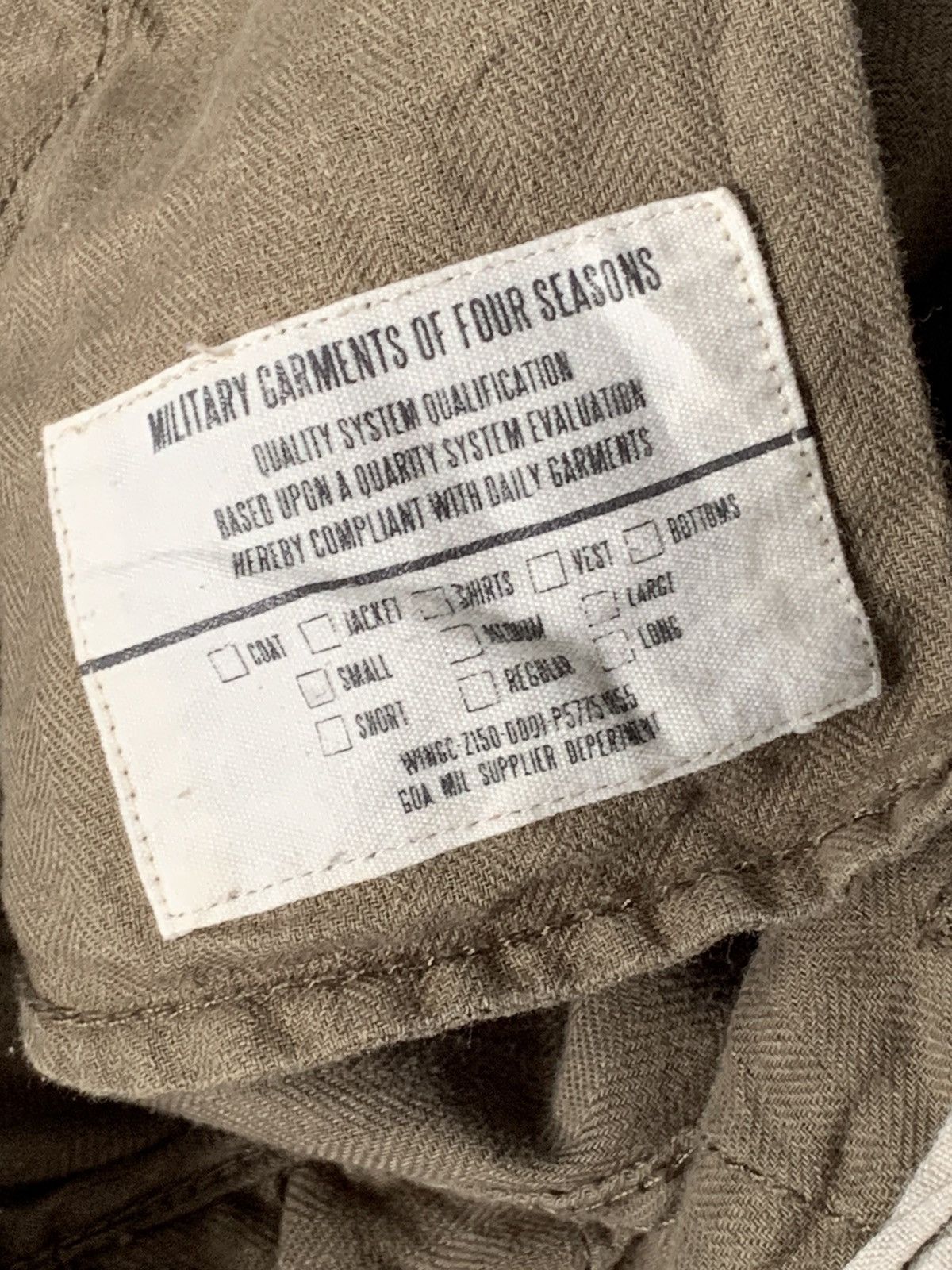 GOA G.O.A Army parachute Pants Size US 30 / EU 46 - 6 Thumbnail