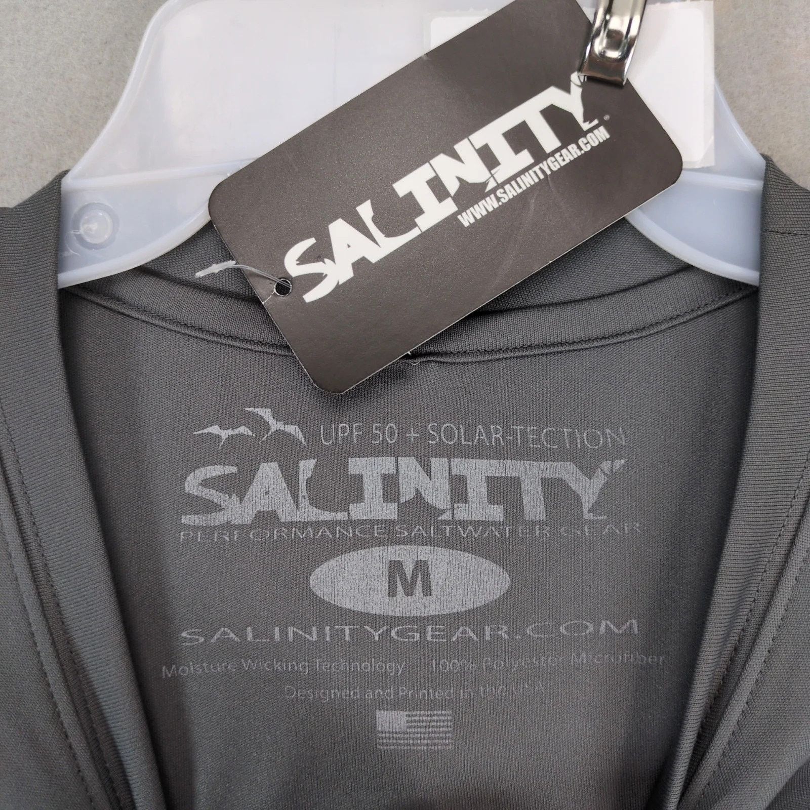 Other NWT Salinity Gear Mens M T-Shirt Saltwater Sportsmen Fishing Size US M / EU 48-50 / 2 - 3 Thumbnail