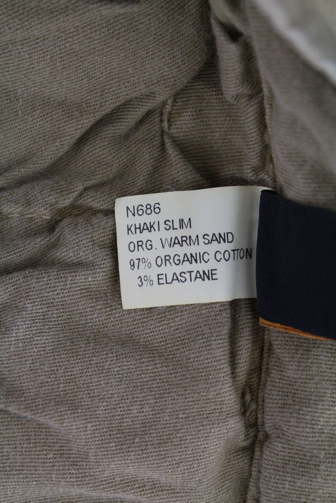 Nudie Jeans KHAKI SLIM W30/L34 Organic Warm Sand Chino Trousers 86100 Size US 30 / EU 46 - 7 Thumbnail