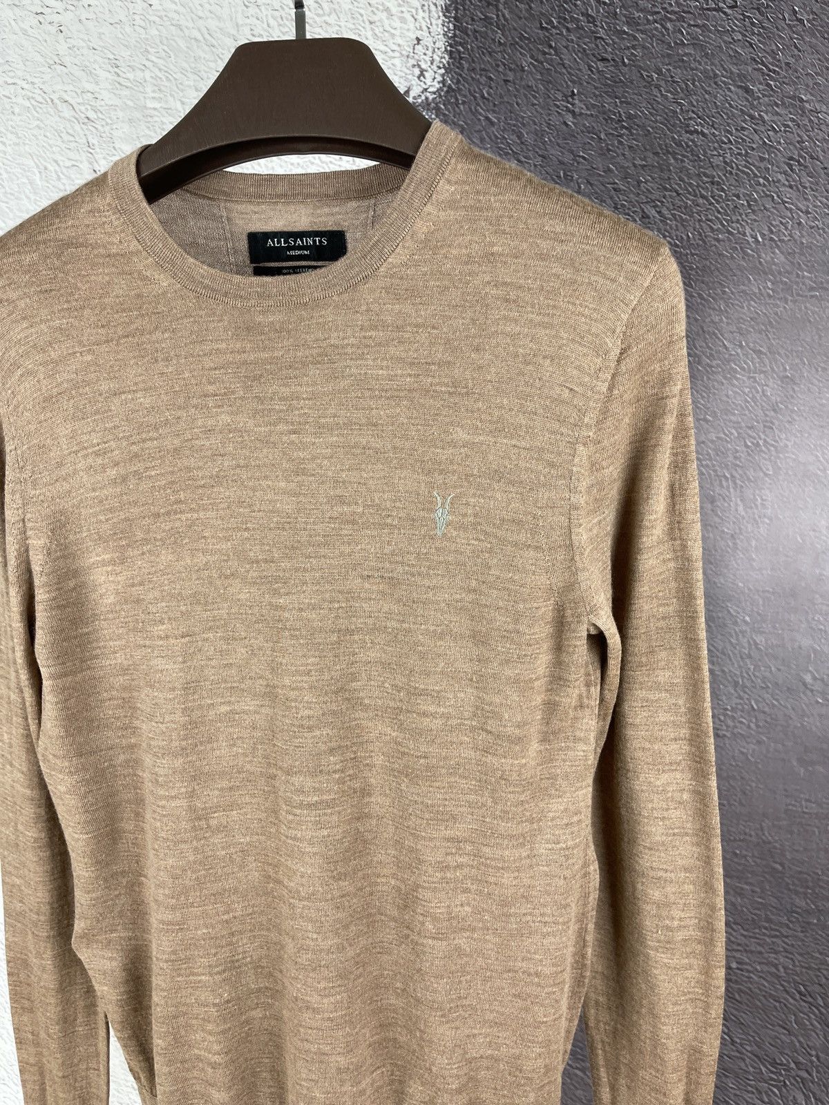 Allsaints Allsaints mode merino crew neck brown wool sweater Size US M / EU 48-50 / 2 - 6 Thumbnail