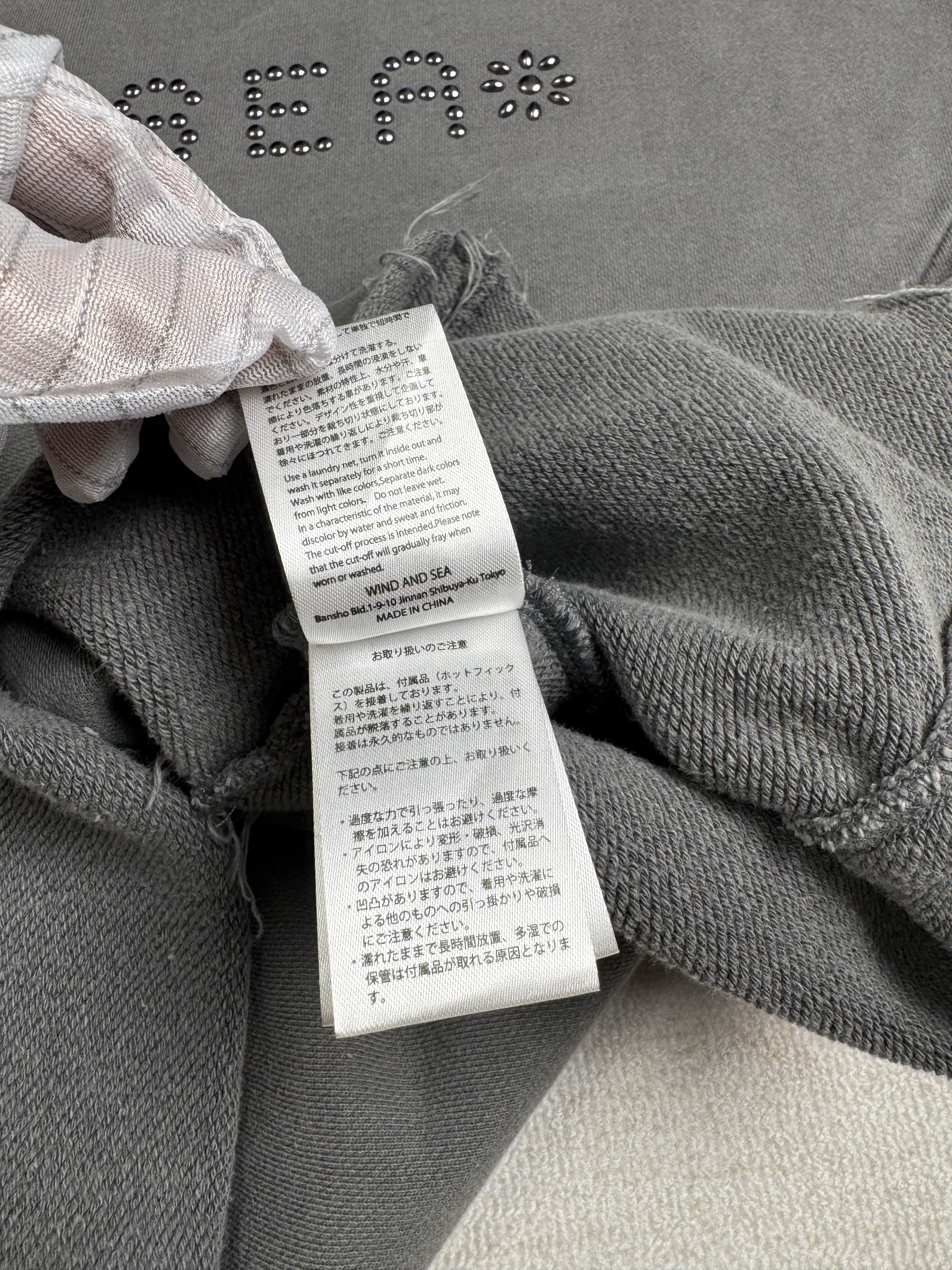 Japanese Brand WIND AND SEA | SULFER ACID STUDS C-OFF S/S TOP / CHARCOAL Size US L / EU 52-54 / 3 - 8 Thumbnail