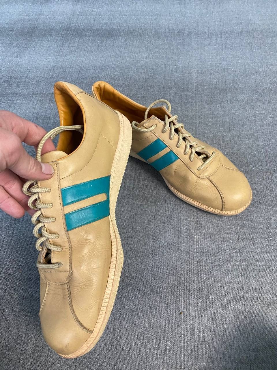 Budweiser × Vintage Seltene Ludwig Reiter BW Sport Bundeswehr Turnschuhe Schuhe Size US 10.5 / EU 43-44 - 4 Thumbnail