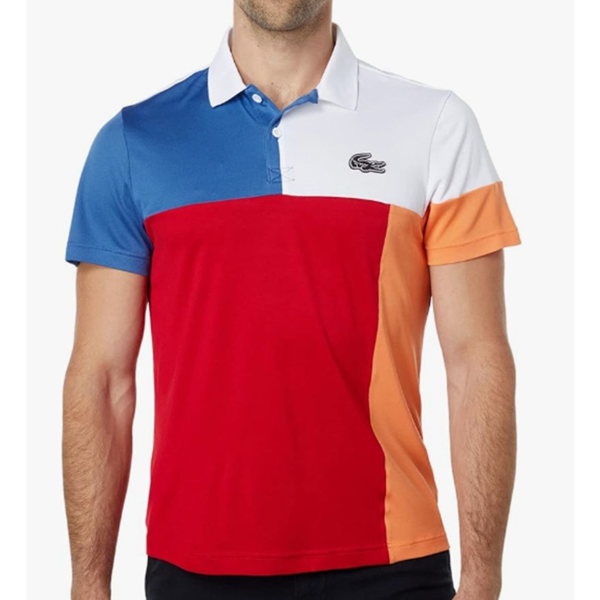 Lacoste Lacoste Short Sleeve Colorblock Ultra Dry Polo 2XL Size US XXL / EU 58 / 5 - 1 Thumbnail
