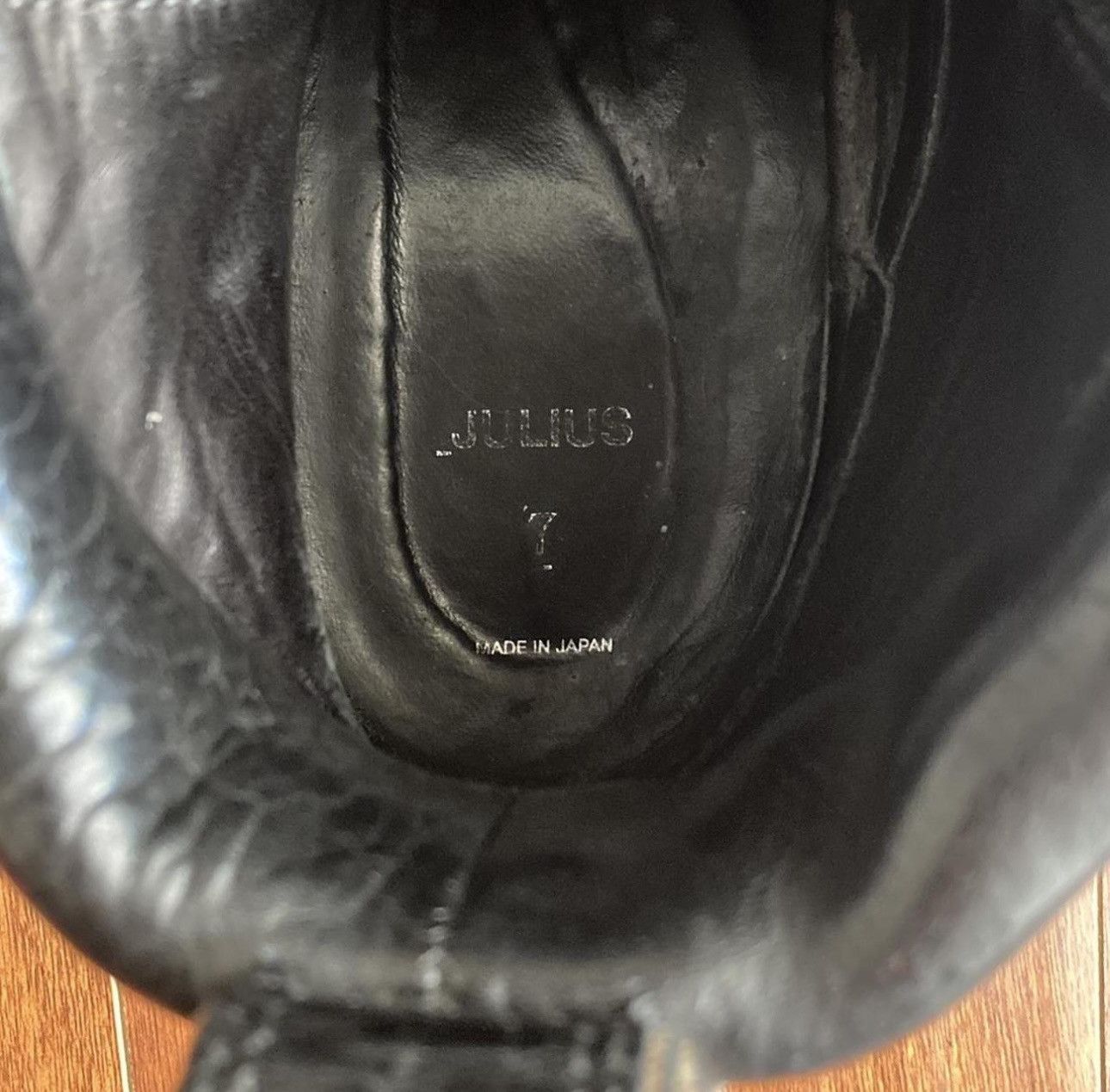 Julius RARE Julius a/w 2012 Leather Tank Boots. Size 1 (9-9.5US) Size US 9 / EU 42 - 5 Thumbnail