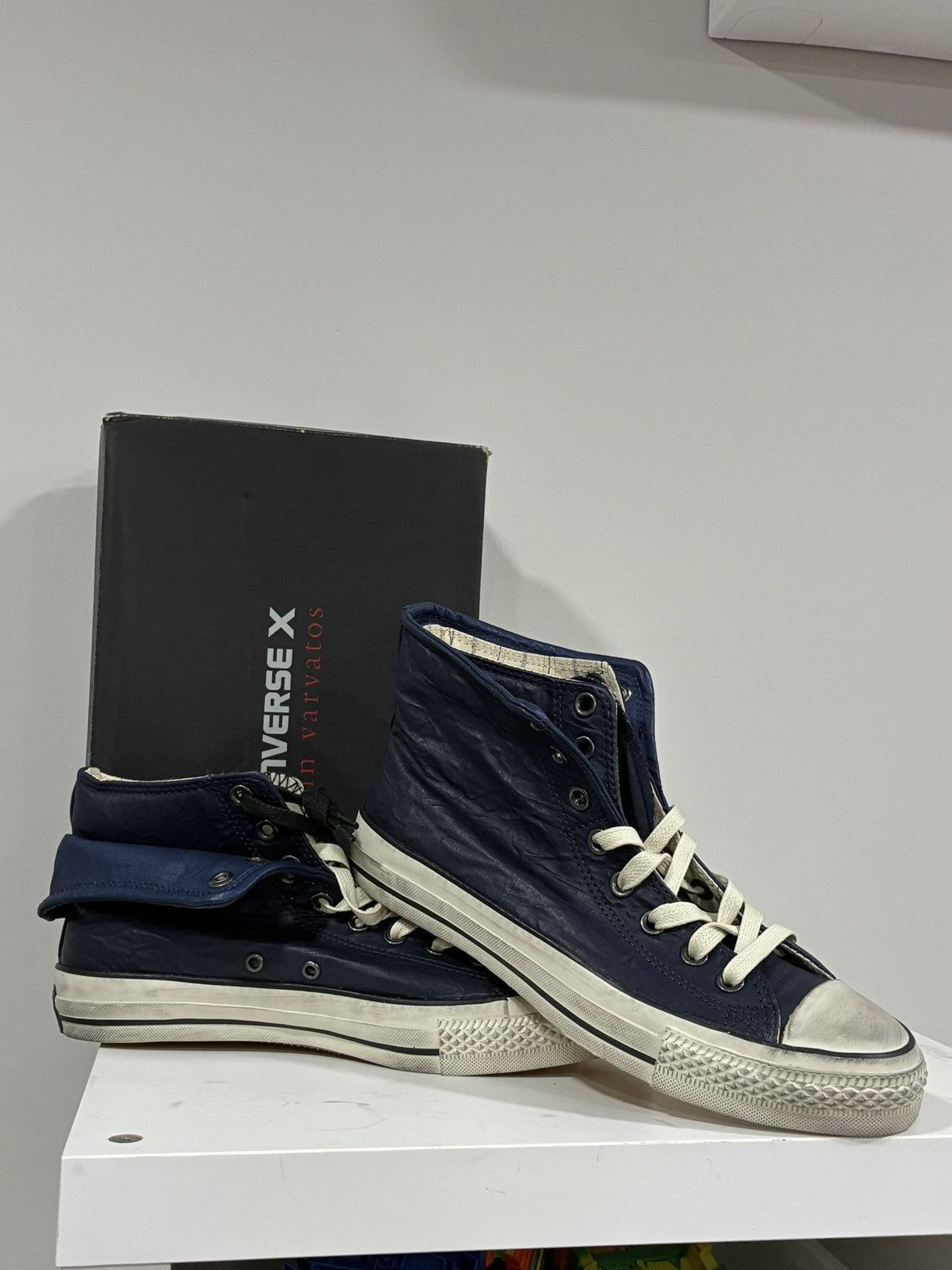 Converse Punk sneaker blue leather EU 40.5 USA 7.5 Size US 9.5 / IT 39.5 - 1 Thumbnail