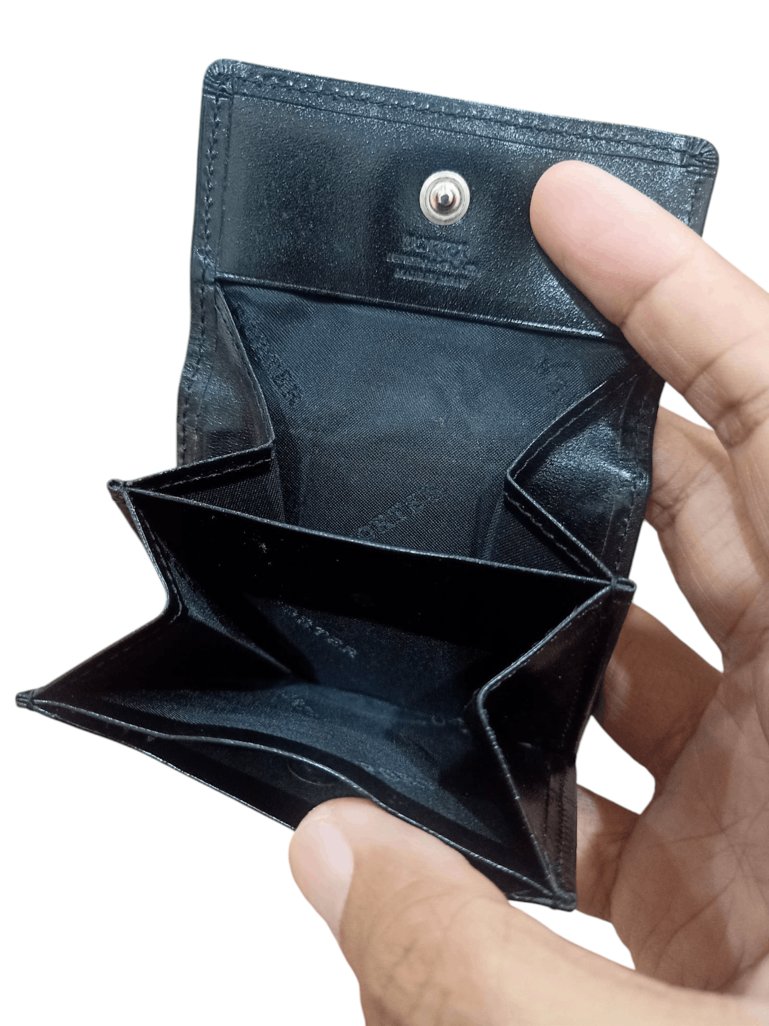 Porter Porter Sheen Leather Coin Case Wallet Size ONE SIZE - 8 Thumbnail