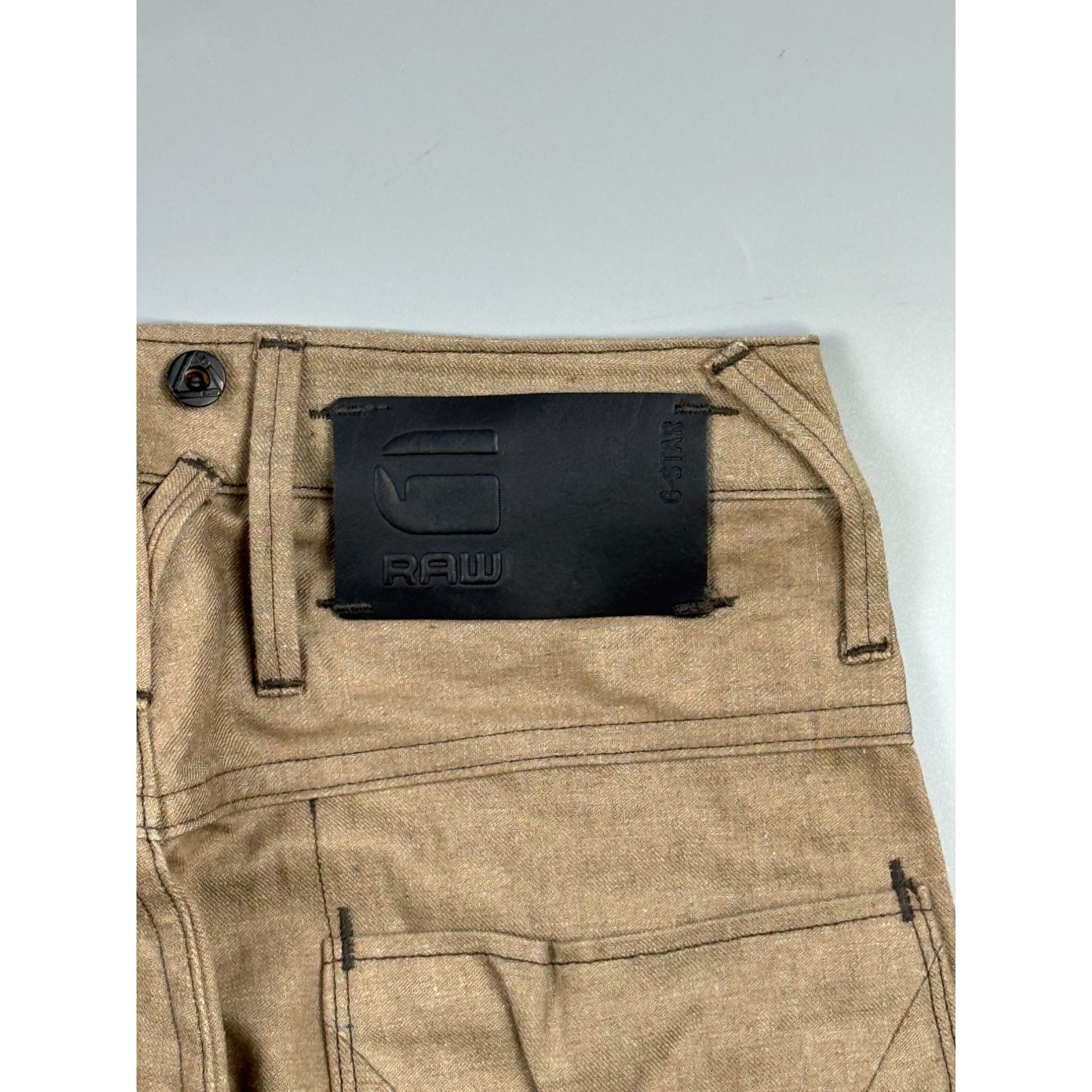 G-Star NWOT G-Star RAW Khaki Military Fit Denim Jeans Pants (Y1193) Size US 27 - 11 Thumbnail