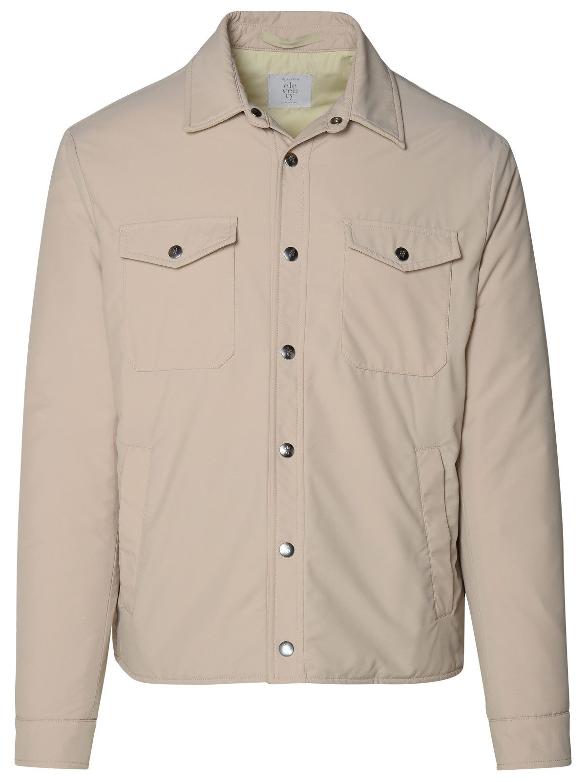 image of Eleventy Beige Wool Blend Jacket, Men's (Size 2XL)