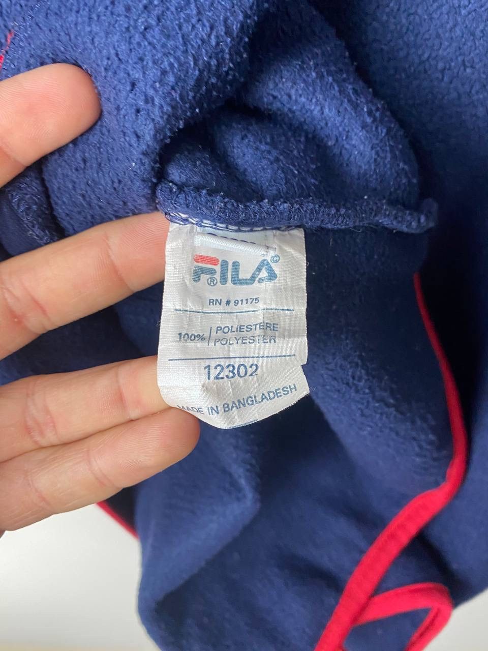 Fila Fila 90s fleece 1/4 sweatshirt size L Size US L / EU 52-54 / 3 - 4 Thumbnail