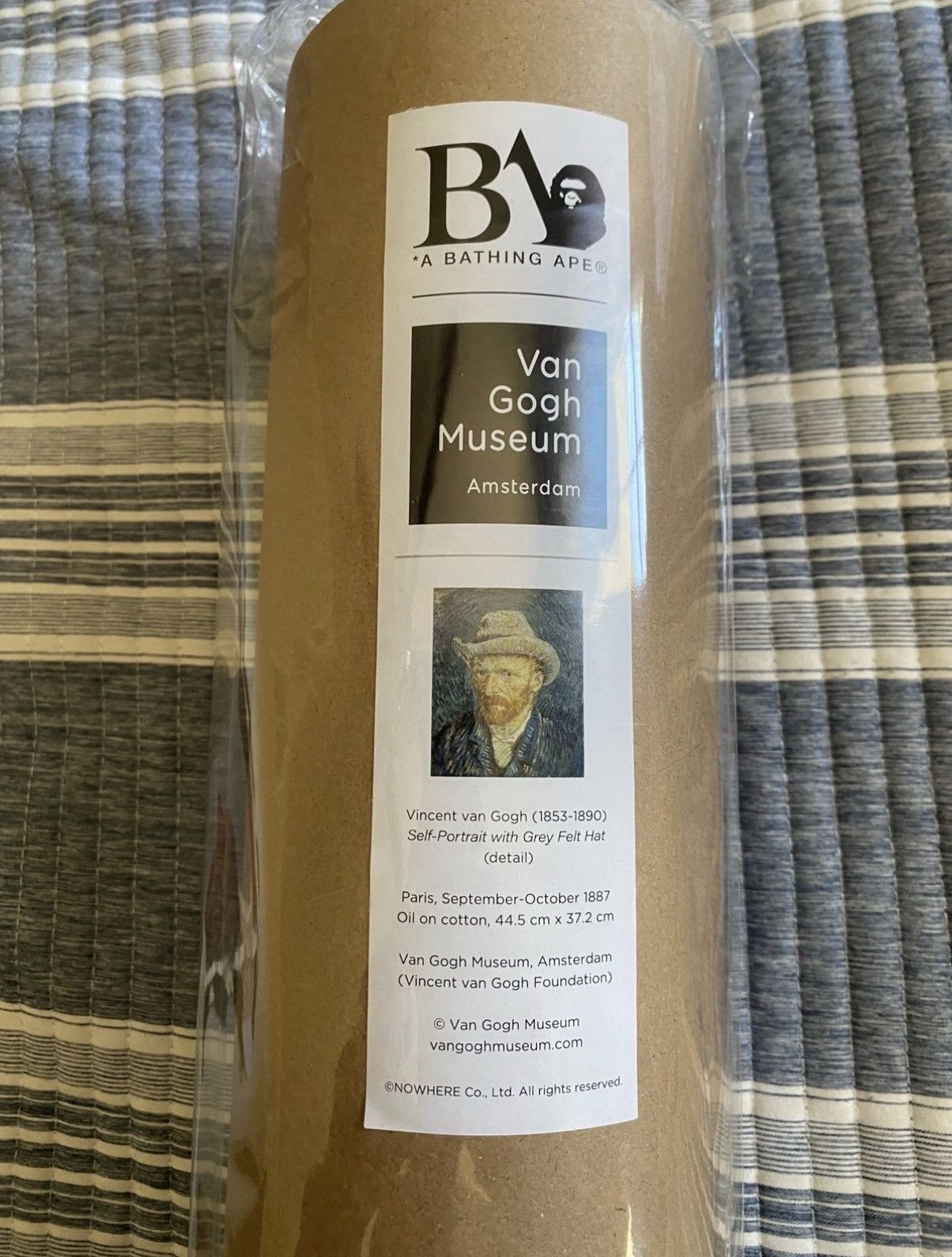 Bape BAPE x Van Gogh Museum Ape Head Canvas Art I Tee Size US M / EU 48-50 / 2 - 2 Thumbnail