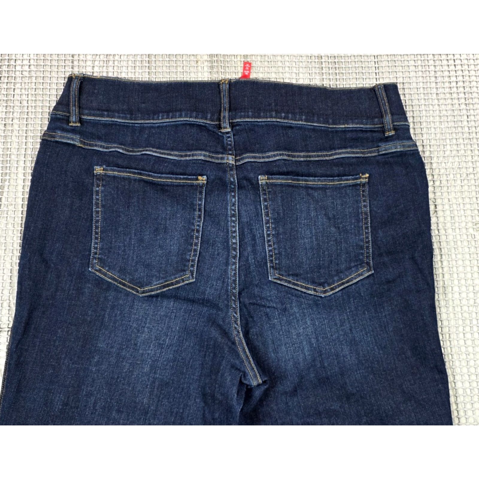 Spanx Spanx Flare Jeans 1X Denim Slimming 36x34 Midnight Shade Stretch Pull On High Rise Blue Womens Jeans Size 40" / US 18 - 5 Thumbnail