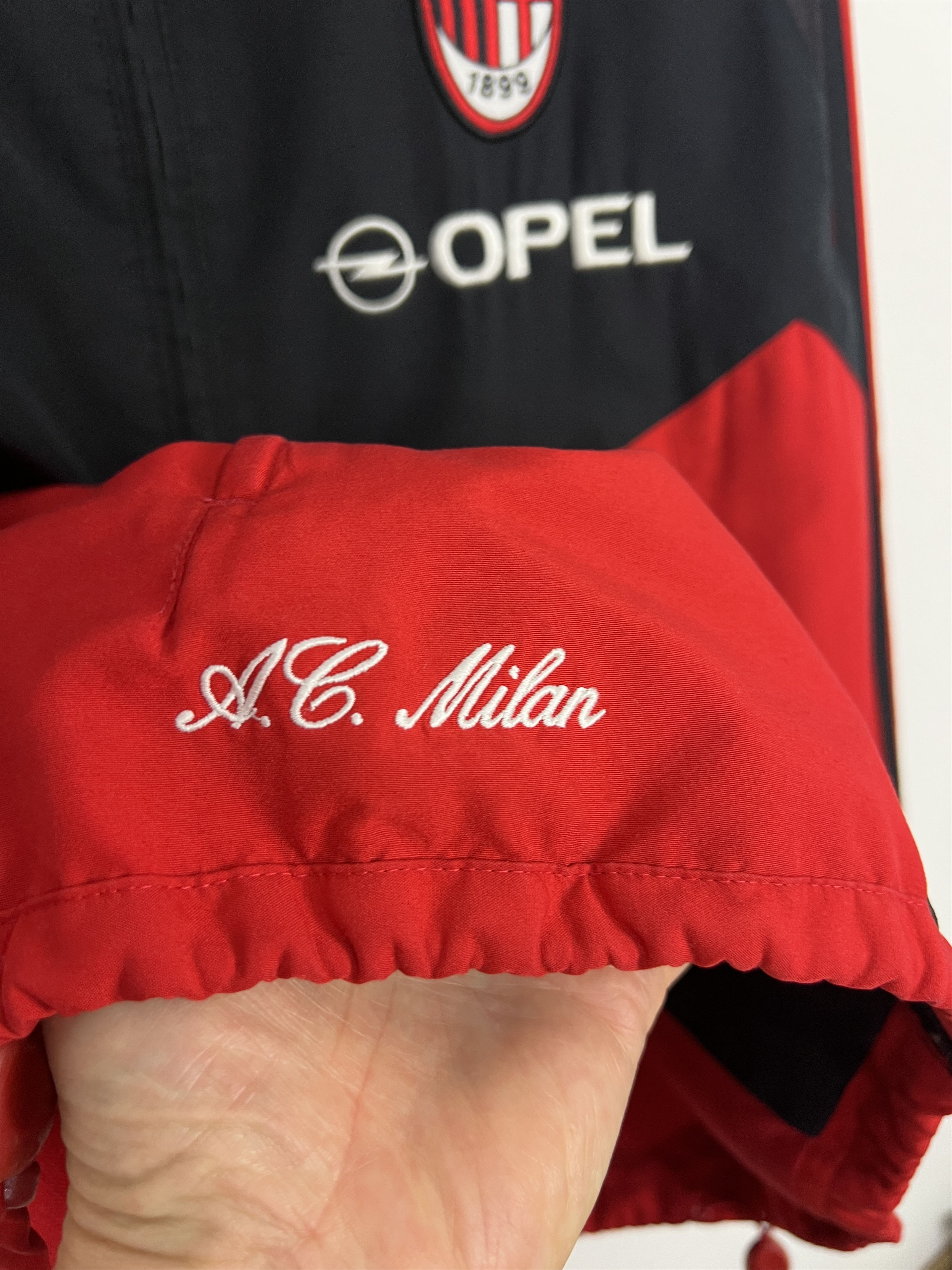 Adidas Vintage AC Milan Football Jacket Soccer Track Top Rare Size US S / EU 44-46 / 1 - 5 Thumbnail