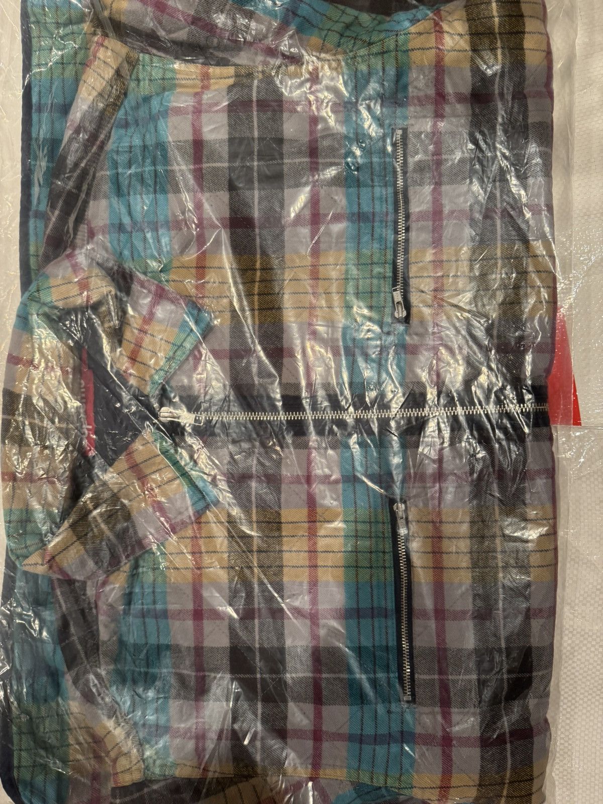 Supreme Supreme Quilted Flannel Zip Up Shirt | Grailed