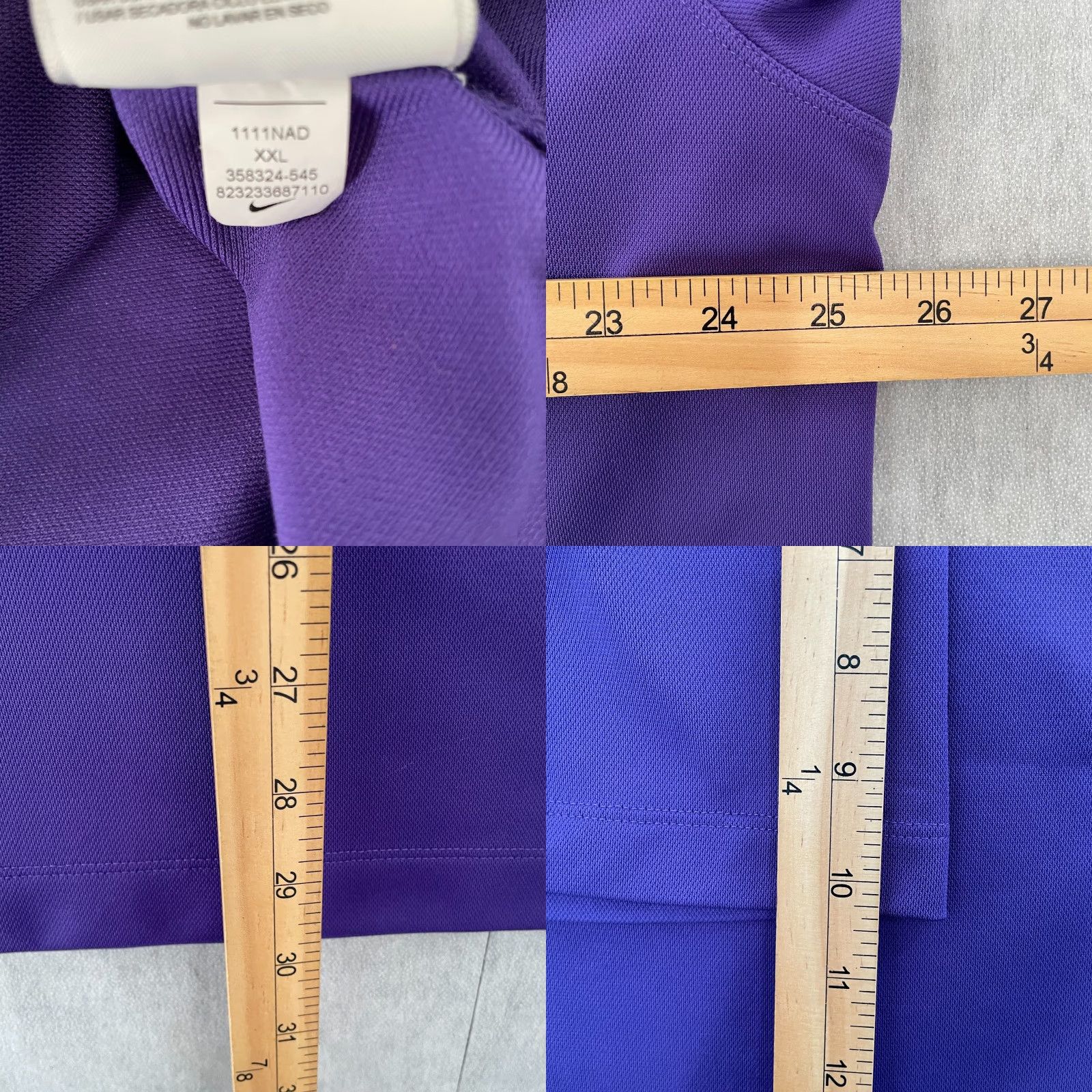 Nike Nike Golf Disney Shirt Adult 2XL Polo Mickey Mouse Mens XXL Purple Polo Shirt Disney Nike Golf Polo 2XL Men Purple Mickey Mouse Size US XXL / EU 58 / 5 - 8 Thumbnail